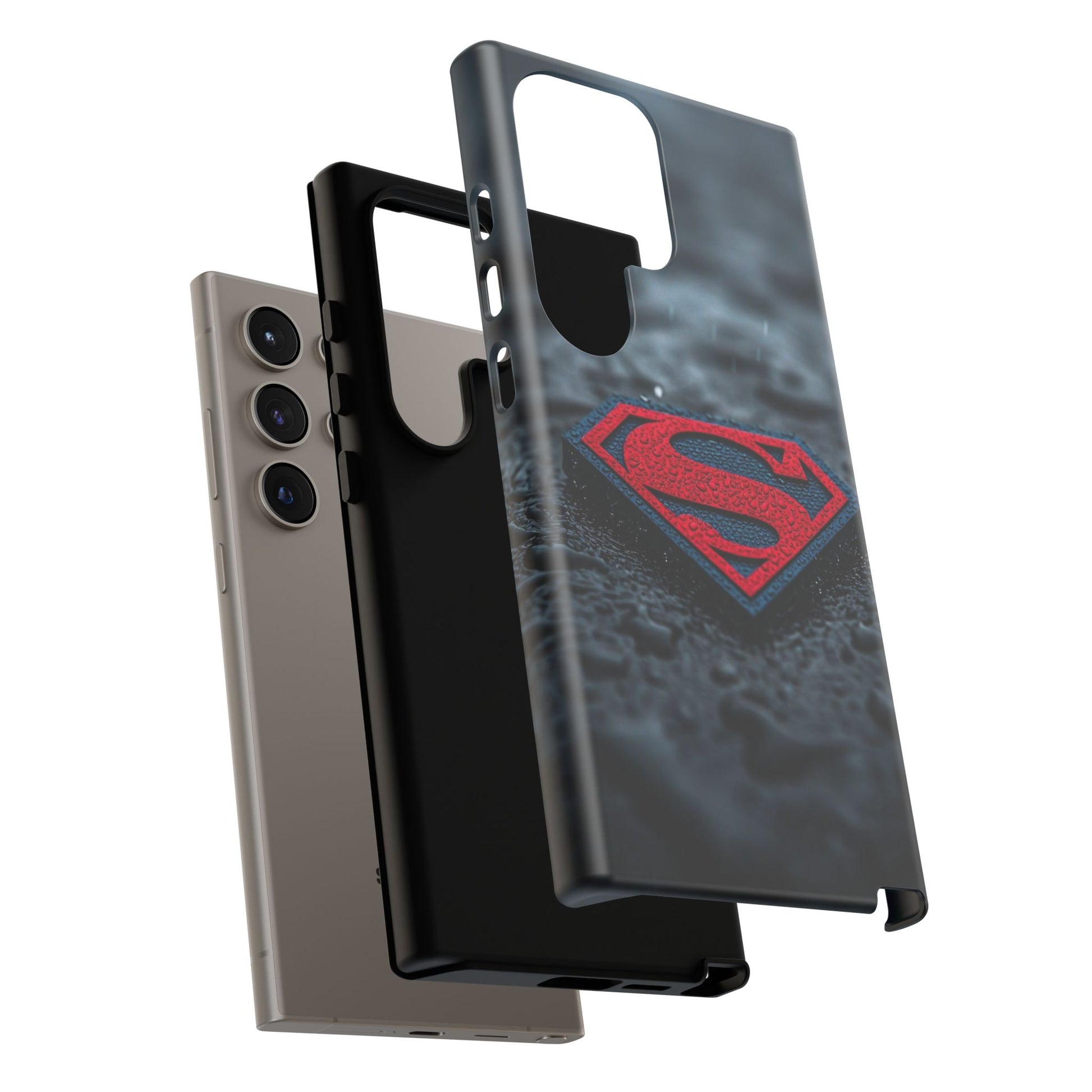 Superman Logo Tough Cases for iPhones, Samsung, and Pixel