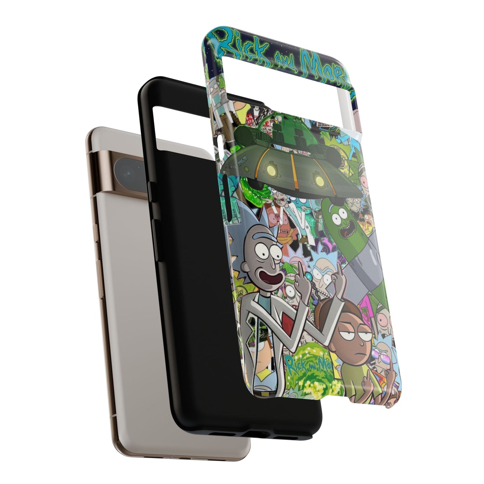 Rick and Morty Phone Case, Tough Cases for iPhones, Samsung, and Pixel