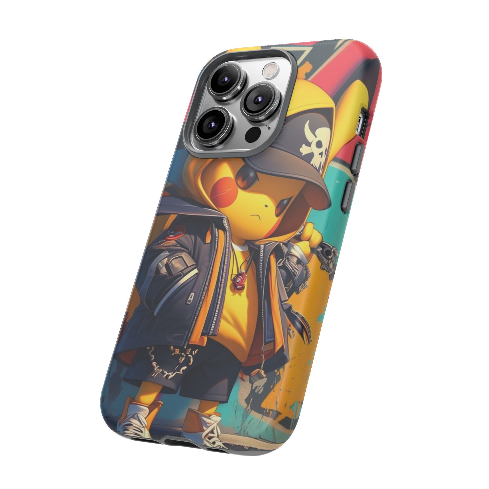 Cute Poke Bear Phone Case, Tough Cases for iPhones, Samsung, and Pixel