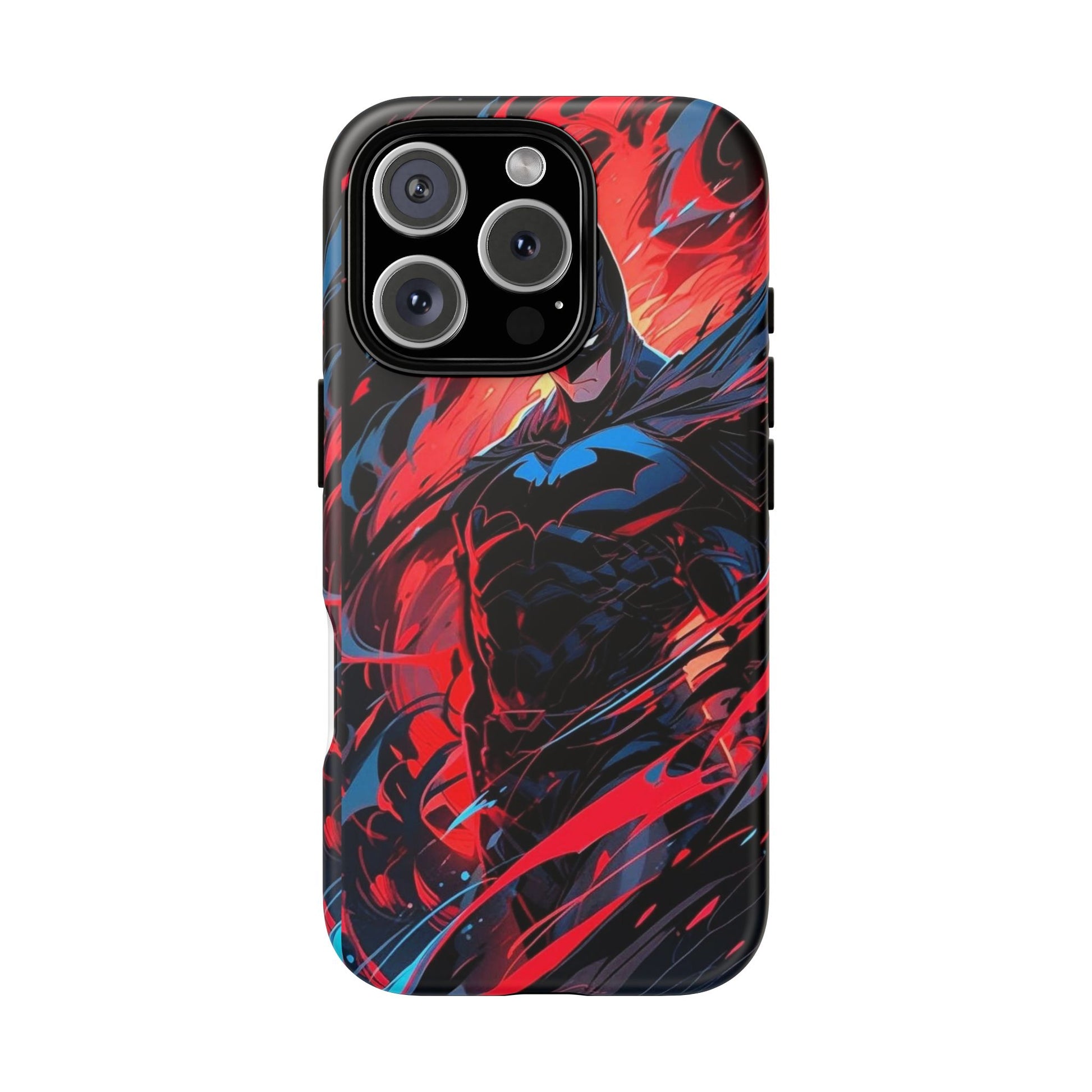 The Dark Knight Batman Art Tough Cases for iPhones, Samsung, and Pixel