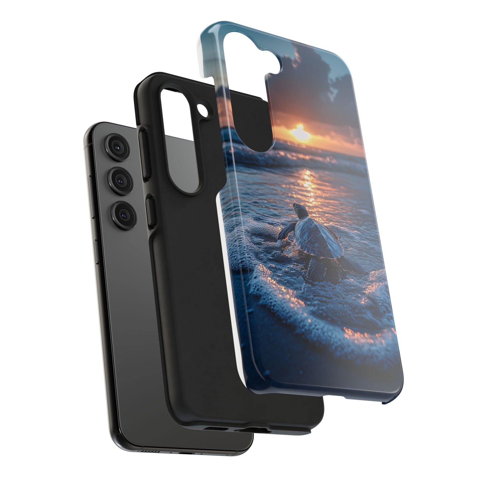 Beautiful Sea Turtle Themed Tough Phone Cases for Iphones & Samsung Phones