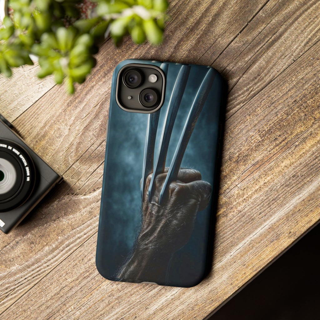 Logan's Claws Wolverine Tough Cases for iPhones, Samsung, and Pixel