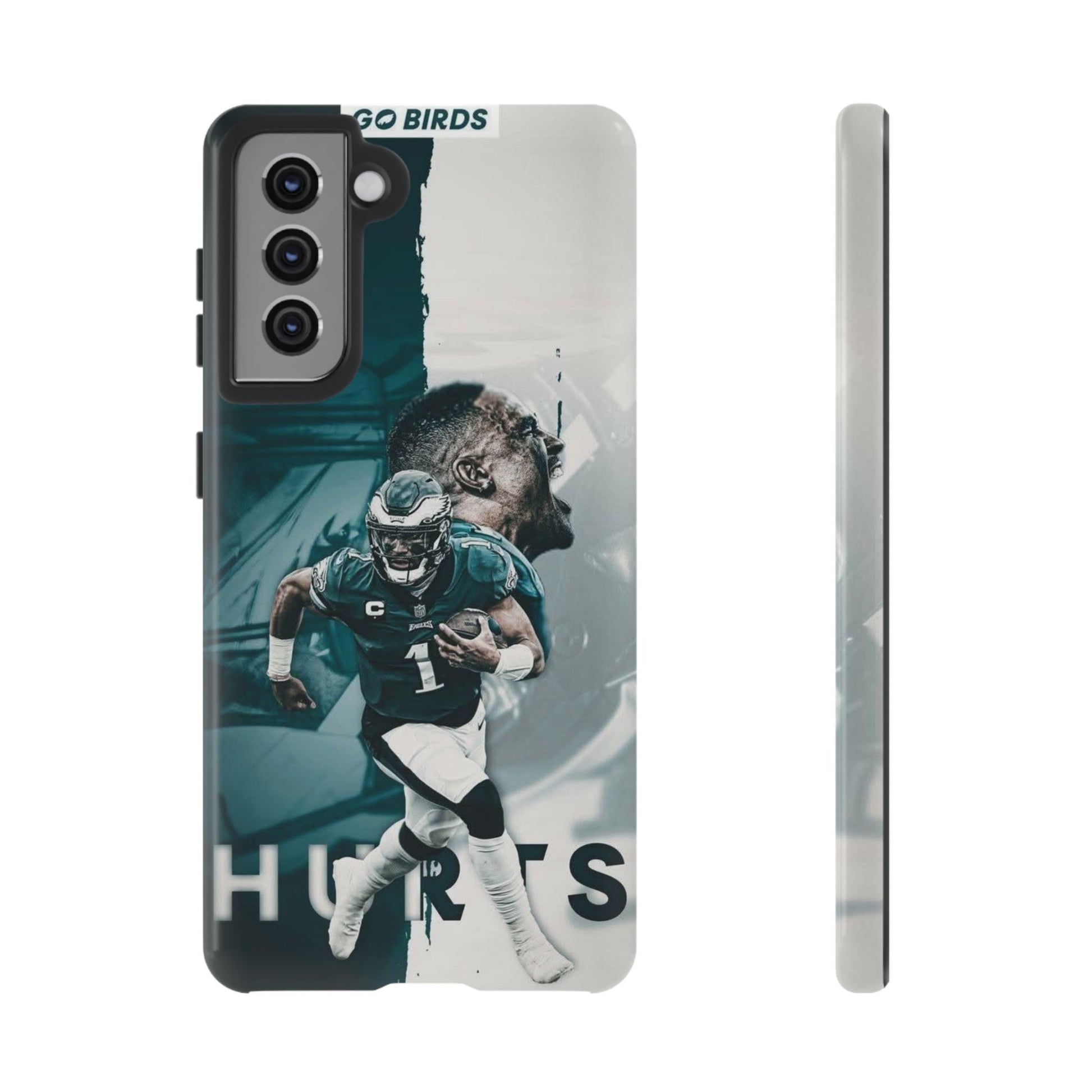 Jalen Hurts Eagles Football Tough Cases for iPhones, Samsung, and Pixel