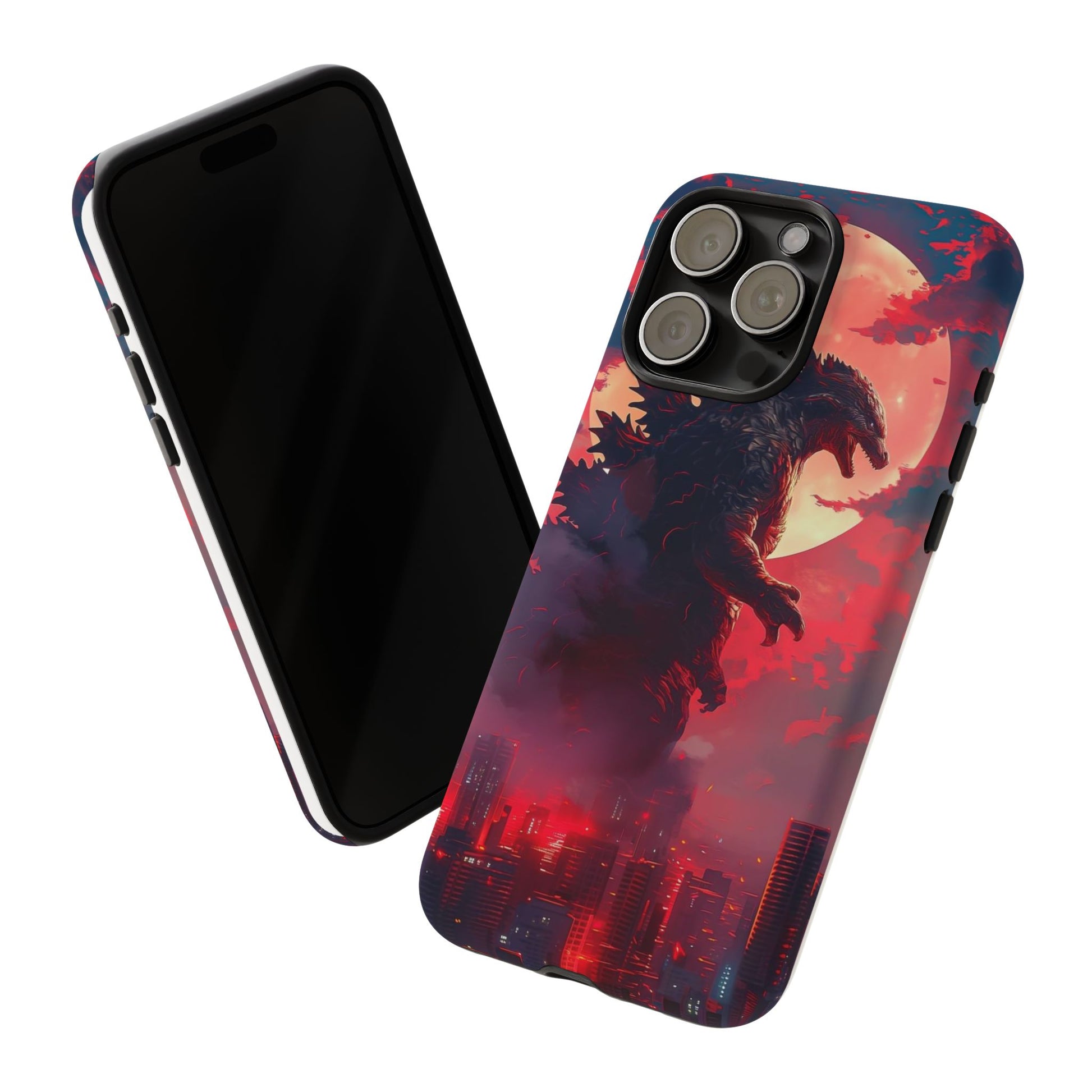 King of Monsters Godzilla Tough Phone Cases for iPhones, Samsung, and Pixel