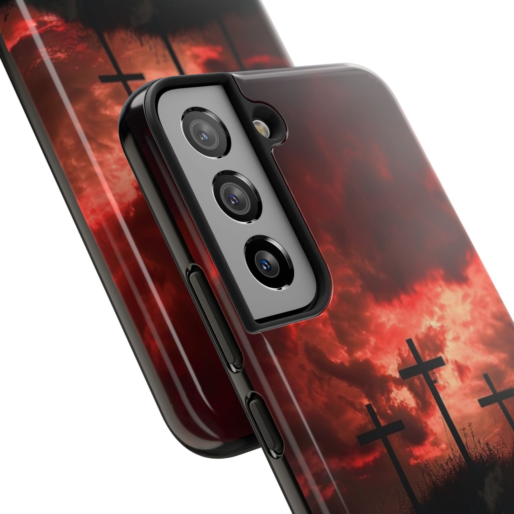 Crosses at Golgotha Christian Cases for iPhones & Samsung Phones