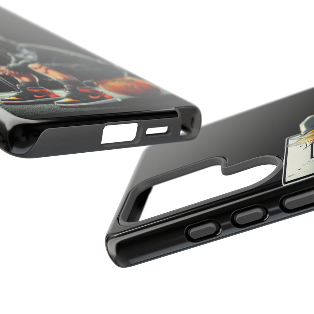 Son Goku Basketball Tough Cases for iPhones, Samsung, and Pixel