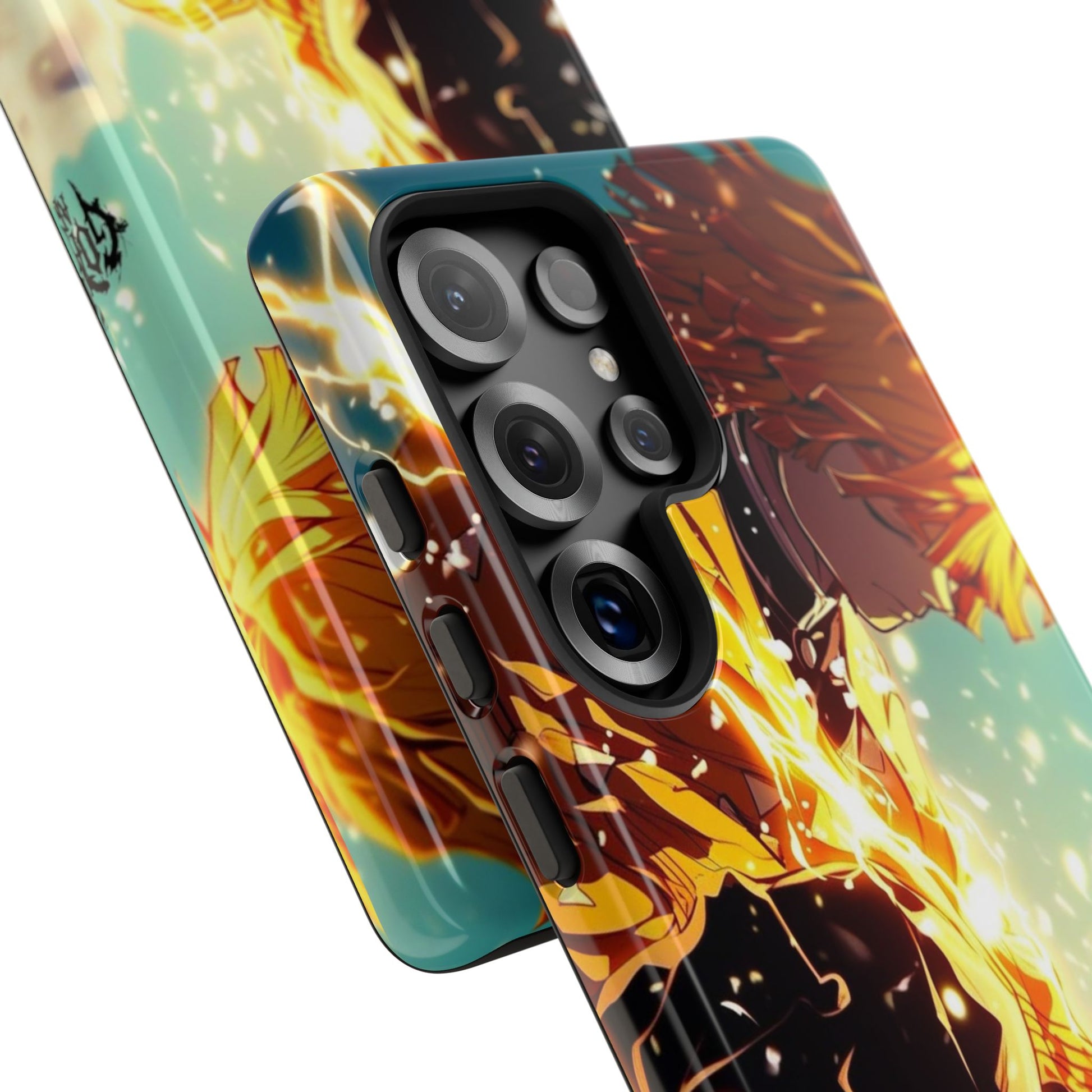 Demon Slayer Zenitsu Anime Theme Phone Case, Tough Cases for iPhones, Samsung, and Pixel