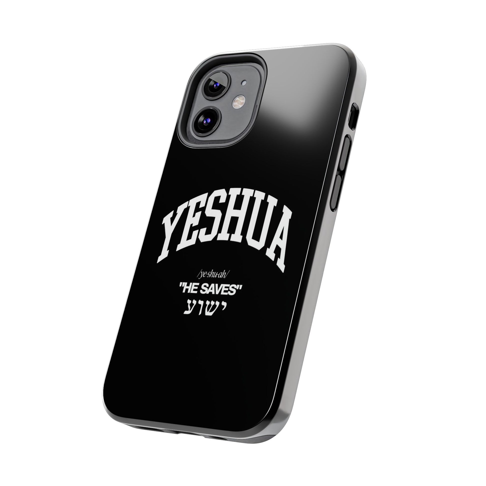 Yeshua He Saves Christian Theme Phone Cases for iPhones & Samsung Phones