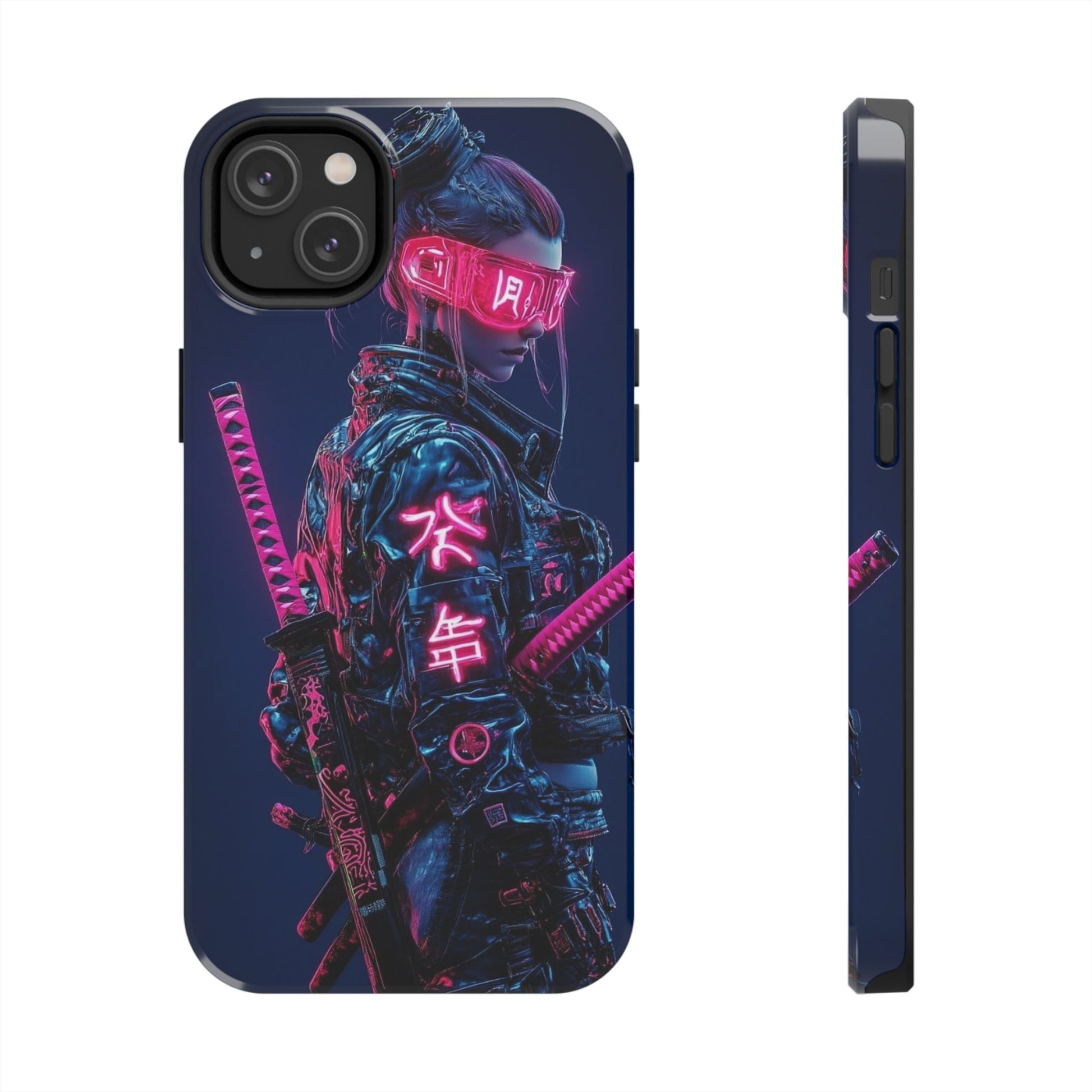 Female Cyber Ninja Warrior Phone Cases for Iphones & Samsung Phones