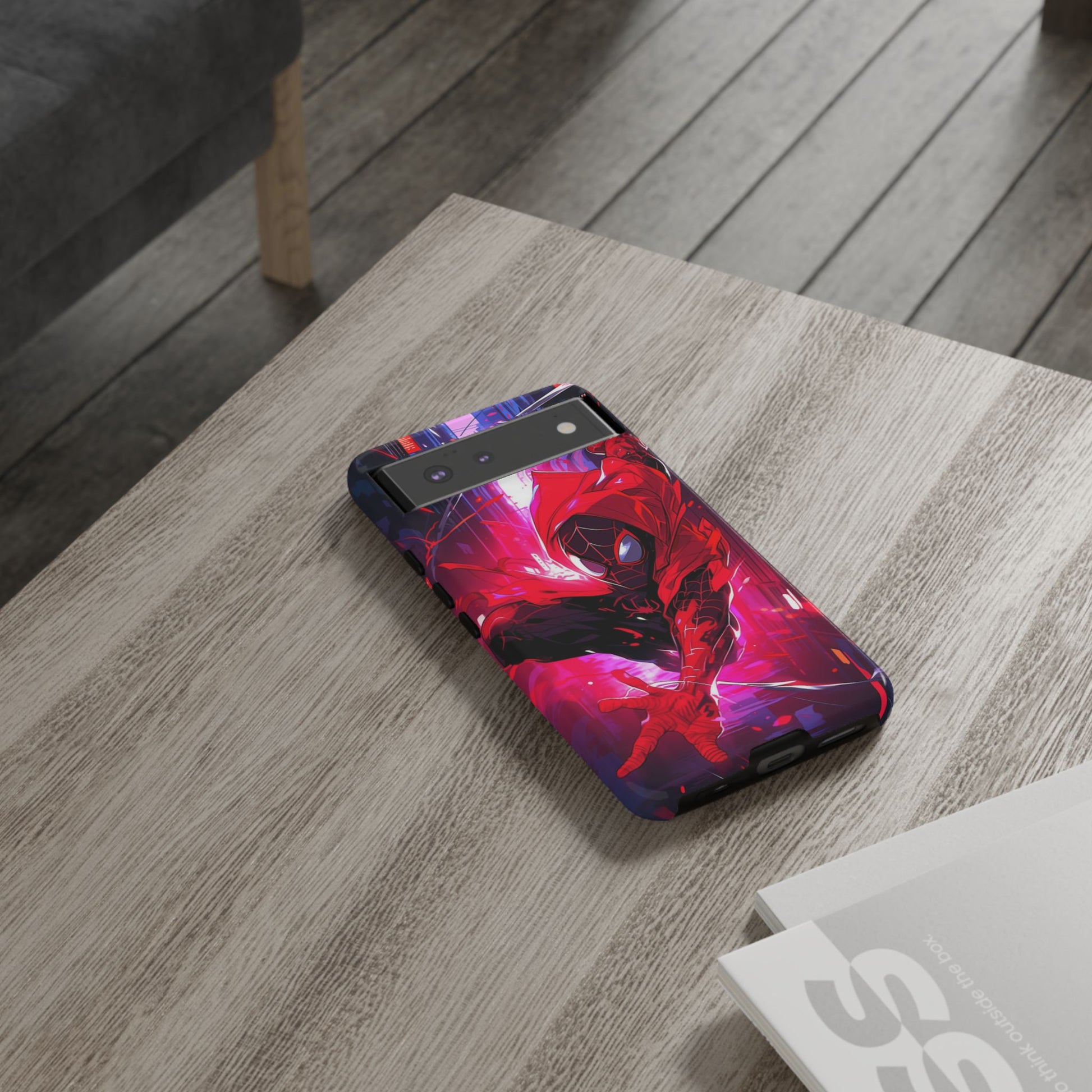 Miles Morales Spiderman Phone Case, Tough Cases for iPhones, Samsung, and Pixel