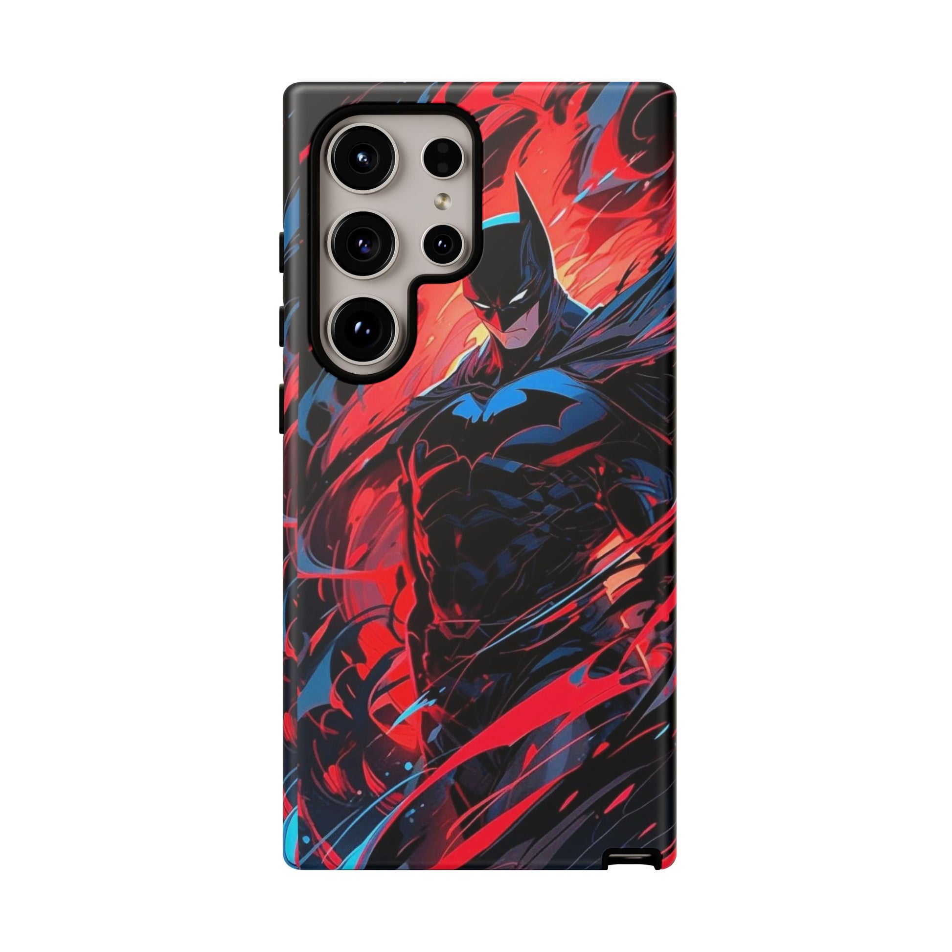 The Dark Knight Batman Art Tough Cases for iPhones, Samsung, and Pixel