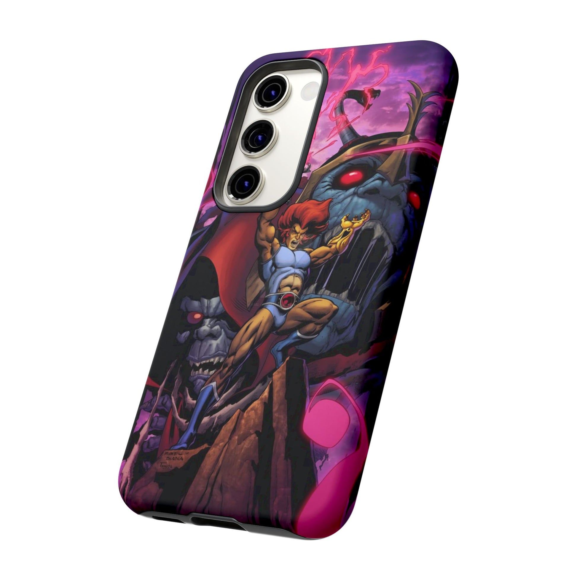 Thundercats Lion O x Mumra Tough Cases for iPhones, Samsung, and Pixel
