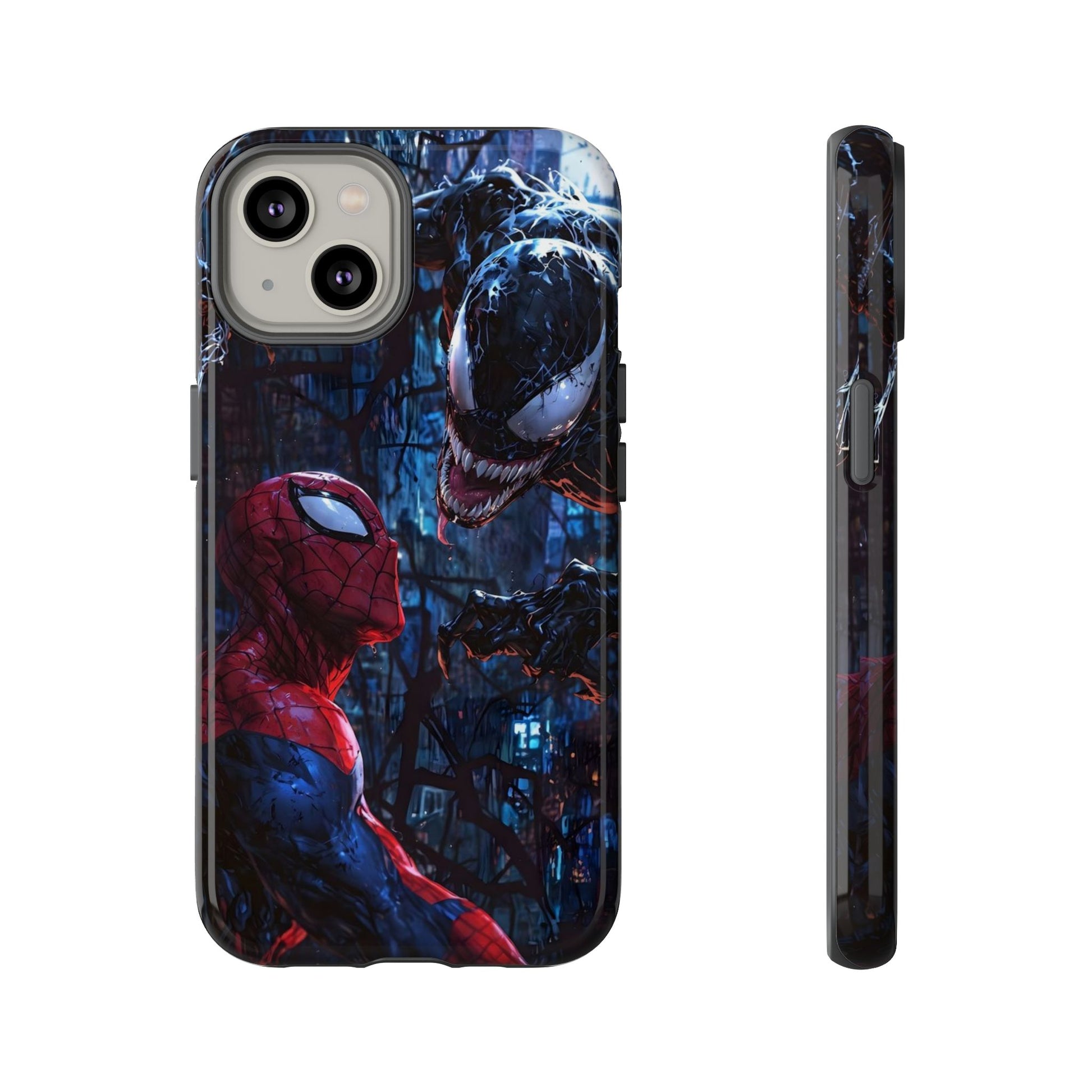 Venom x Spiderman Phone Case, Tough Cases for iPhones, Samsung, and Pixel