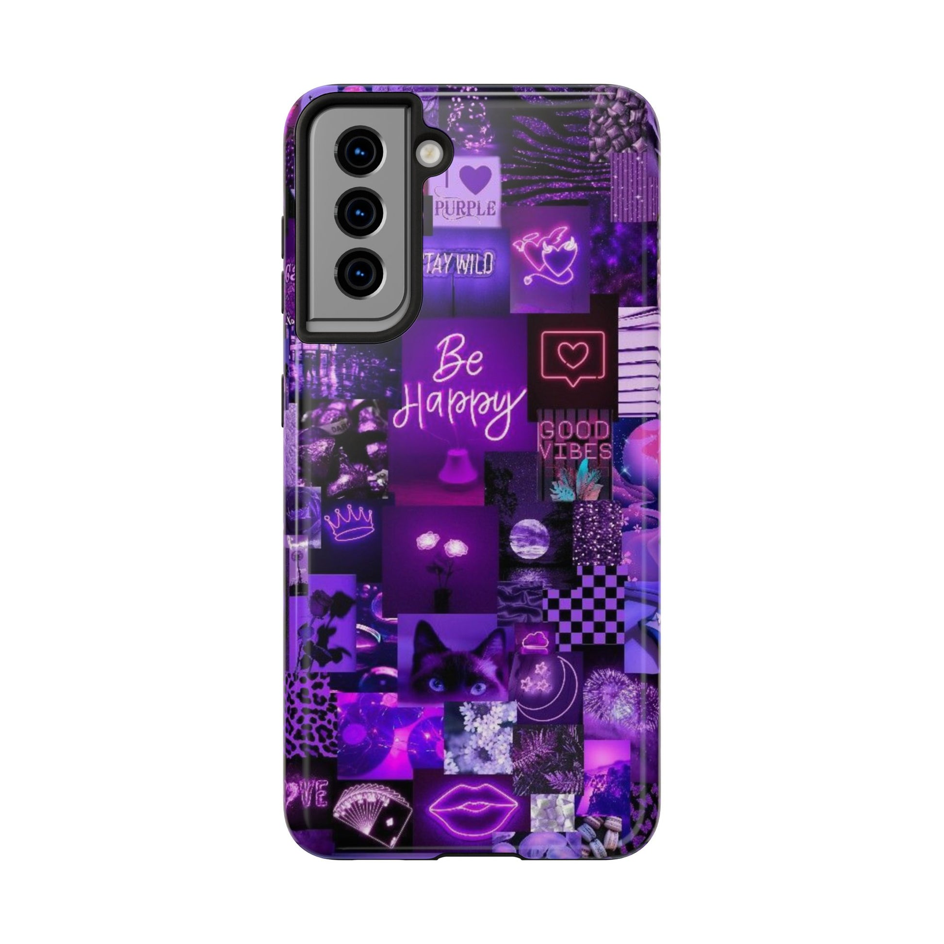 Be Happy Themed Tough Phone Cases for Iphones & Samsung Phones