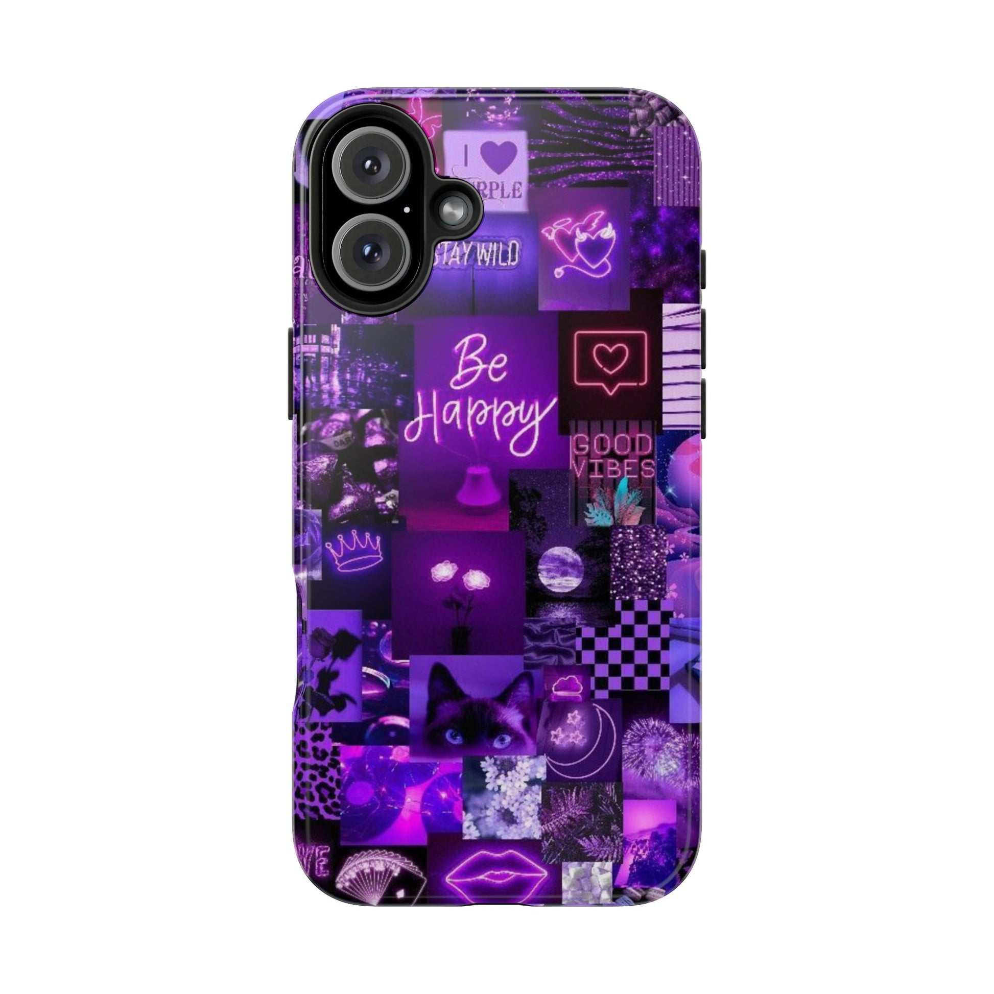 Be Happy Themed Tough Phone Cases for Iphones & Samsung Phones