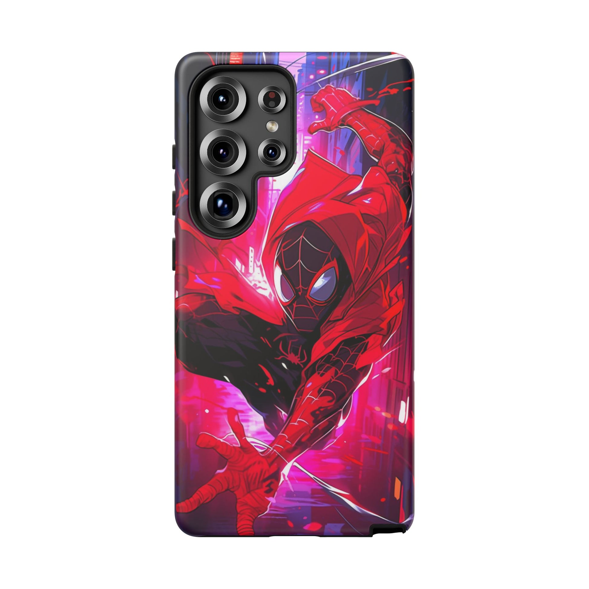 Miles Morales Spiderman Phone Case, Tough Cases for iPhones, Samsung, and Pixel