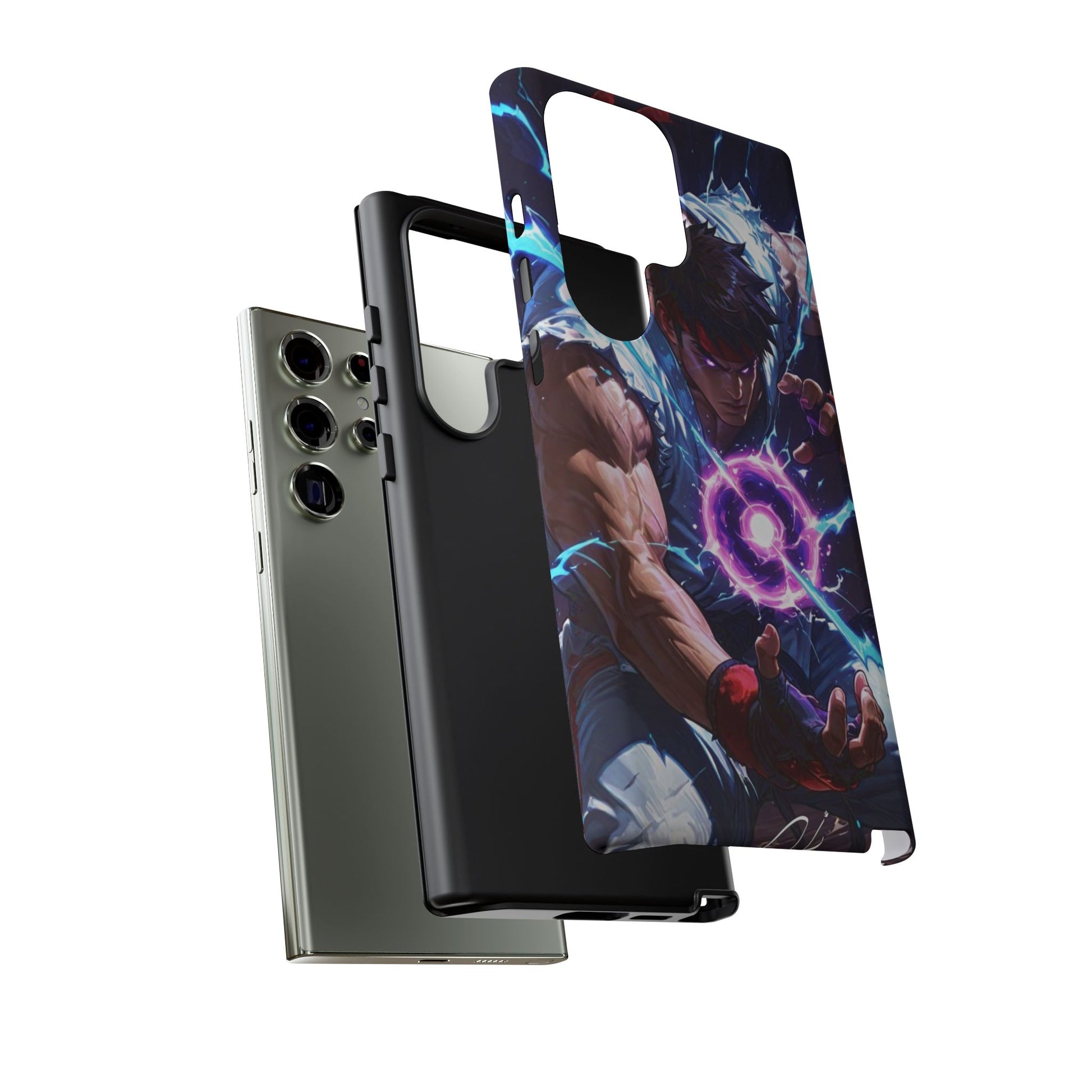 Street Fighter Ryu Gamer Art Tough Cases for iPhones, Samsung, and Pixel