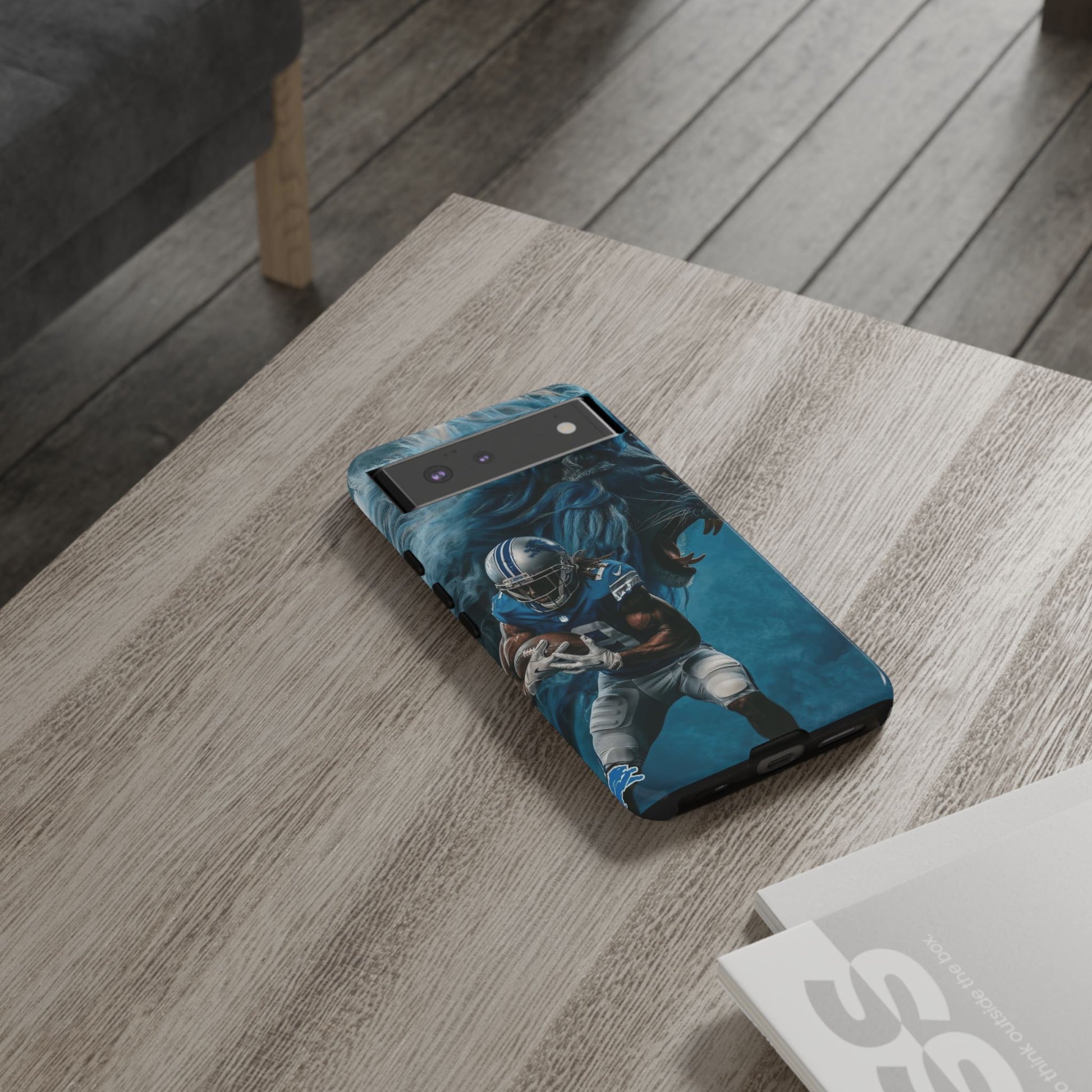 Detroit Lions Player Football Phone Case, Tough Cases for iPhones, Samsung, and Pixel