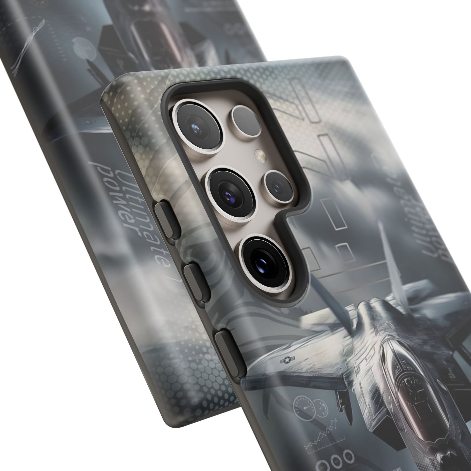 F-22 Raptor Fighter Jet Tough Cases for iPhones, Samsung, and Pixel
