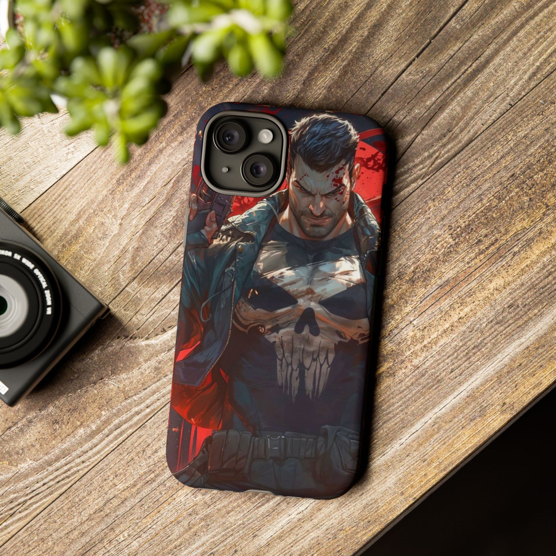 Punisher Tough Cases for iPhones, Samsung, and Pixel