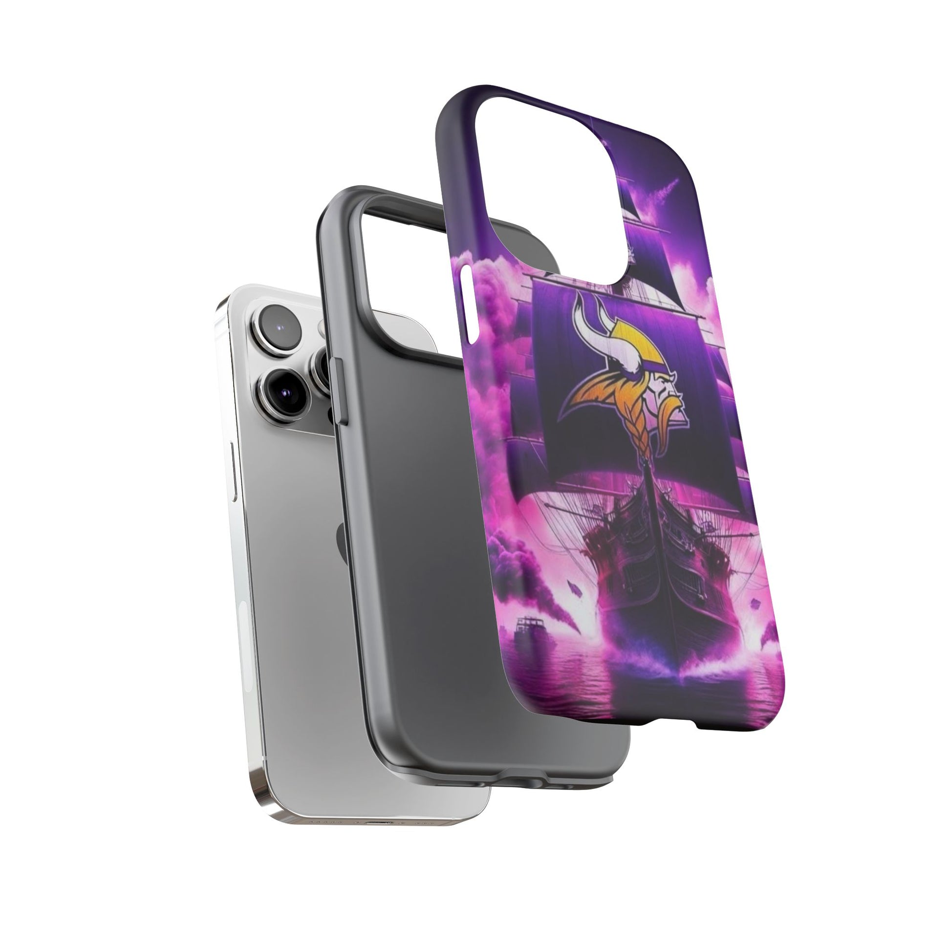Minnesota Vikings Ship Football Phone Case, Tough Cases for iPhones, Samsung, and Pixel