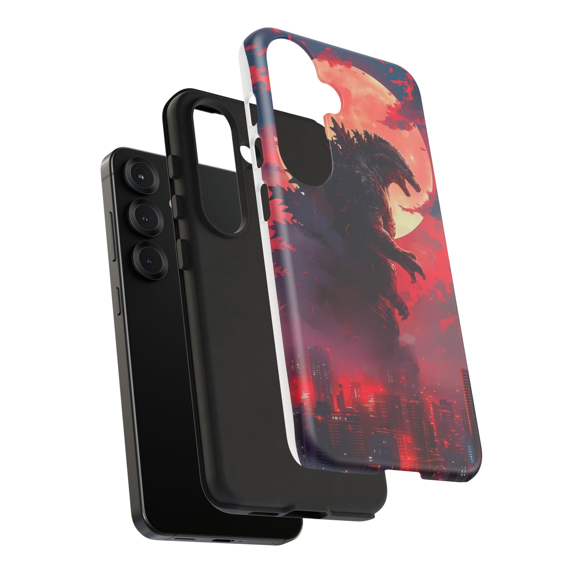 King of Monsters Godzilla Tough Phone Cases for iPhones, Samsung, and Pixel