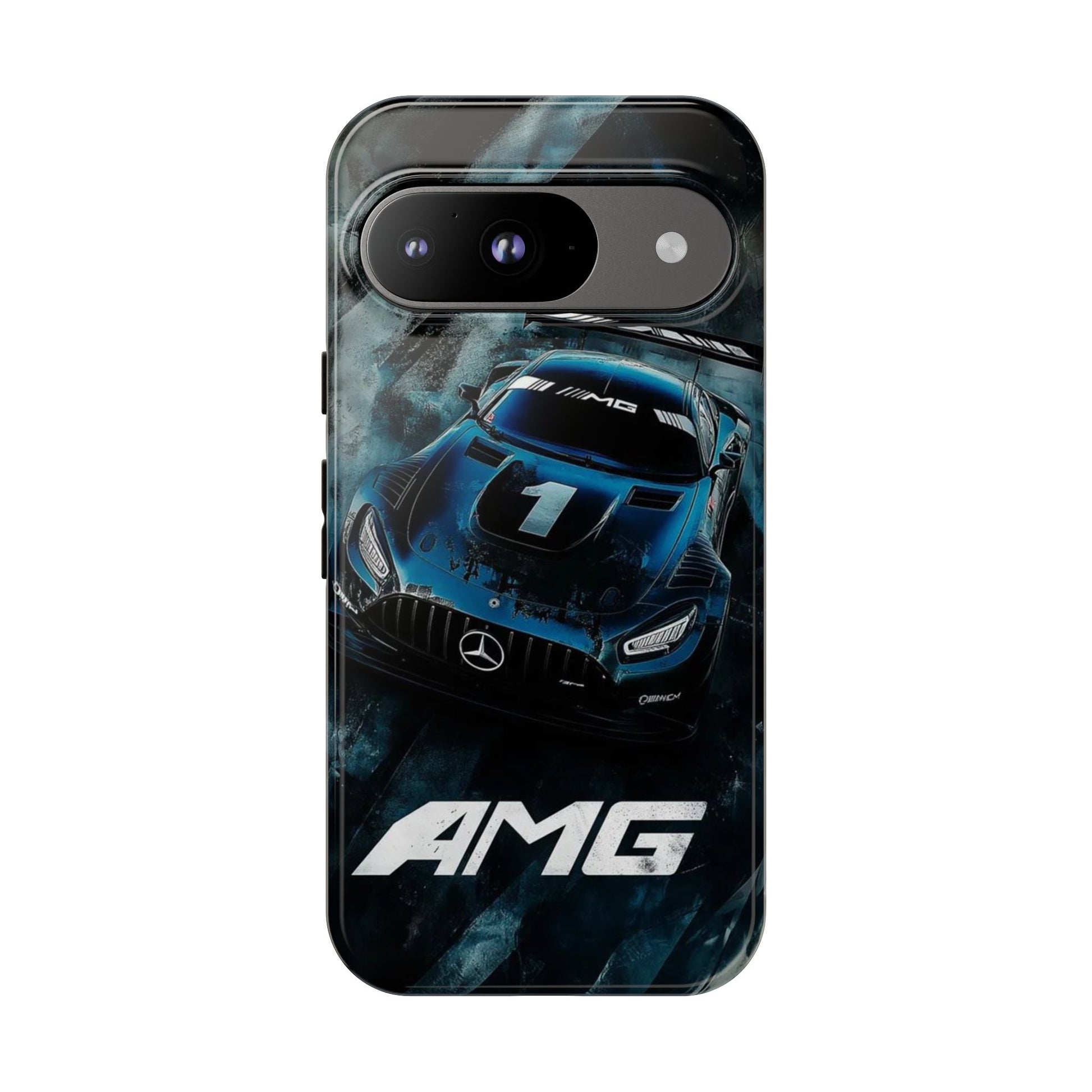Mercedes AMG Racing Car Tough Cases for iPhones, Samsung, and Pixel