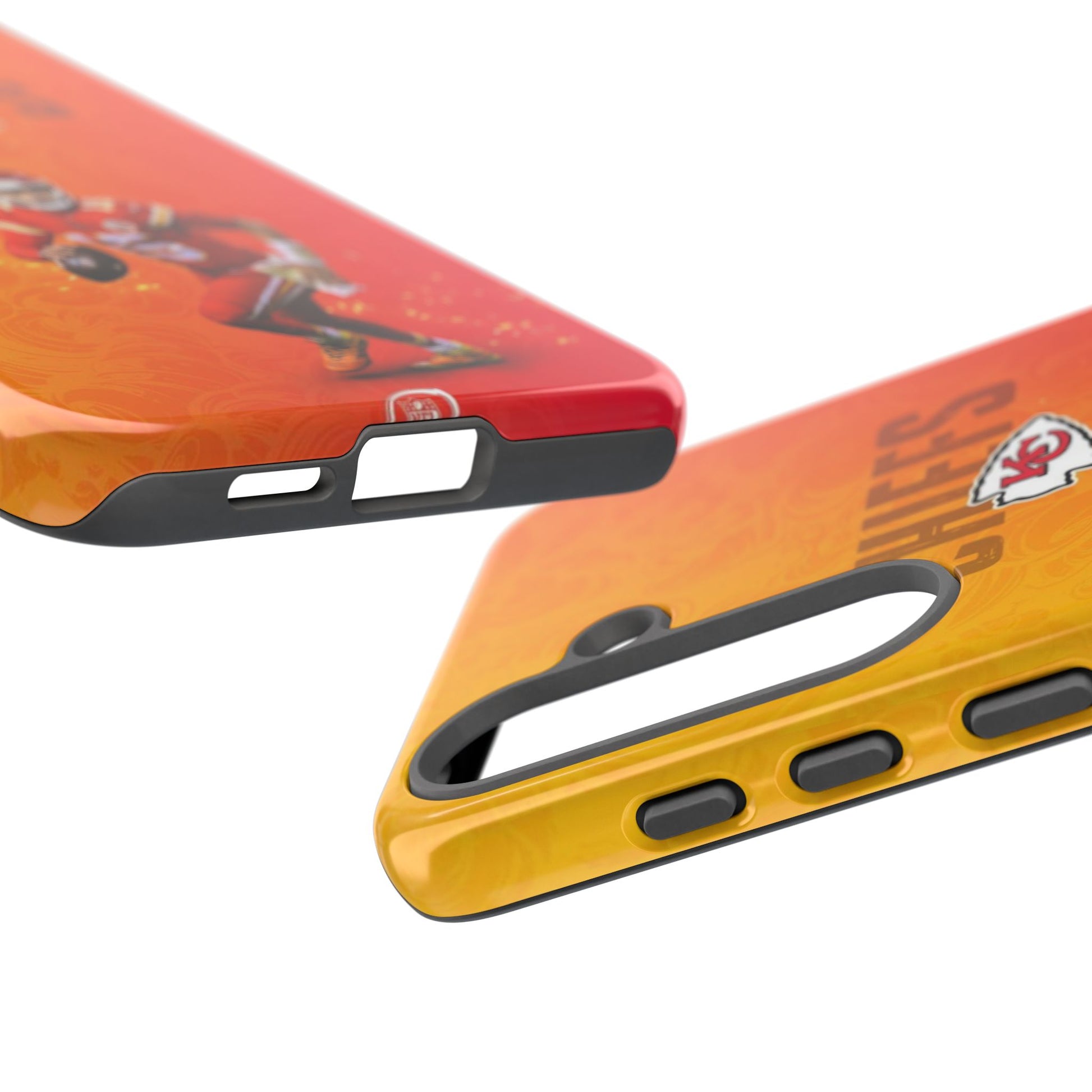 Kansas City Chiefs Patrick Mahomes Football Tough Cases for iPhones, Samsung, and Pixel
