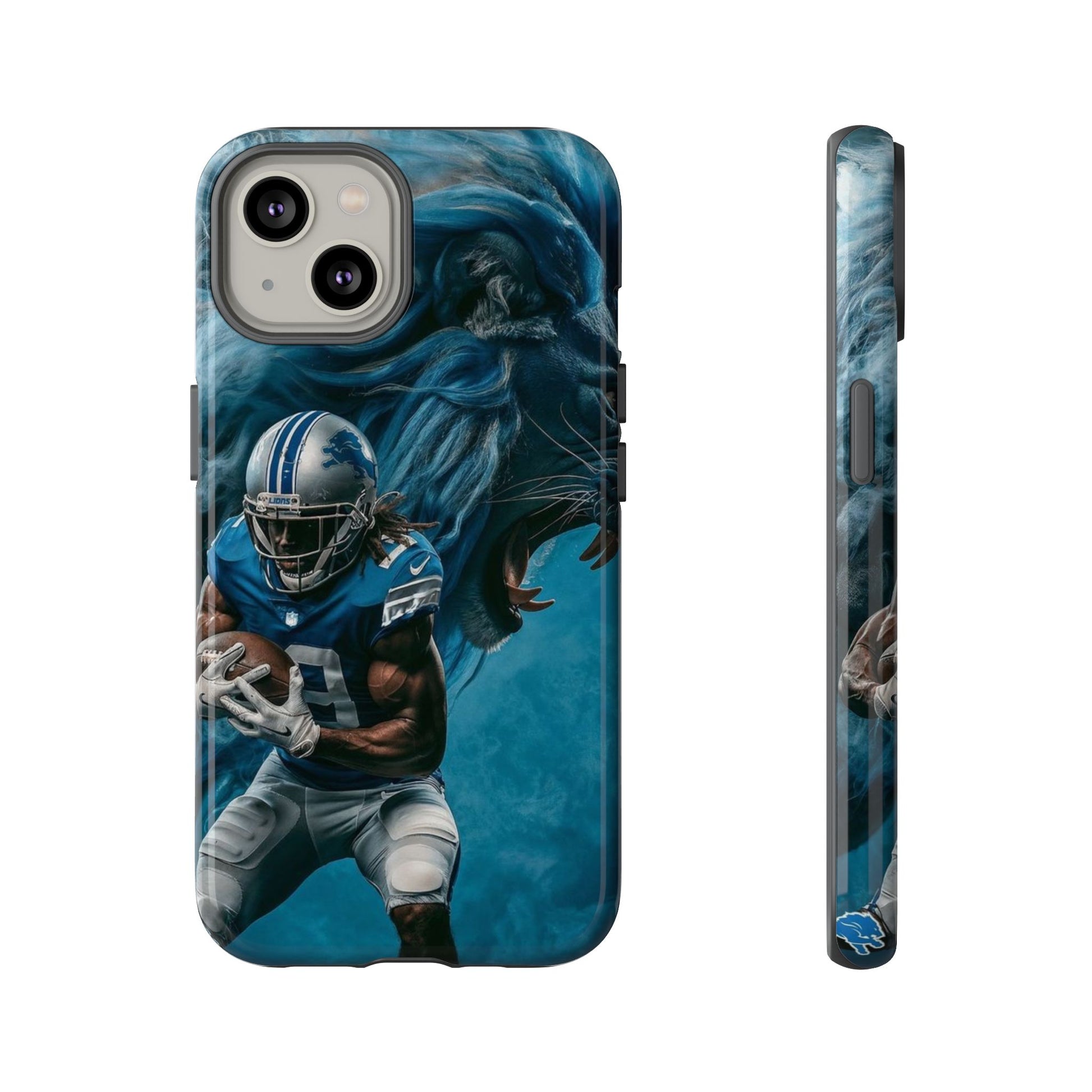 Detroit Lions Player Football Phone Case, Tough Cases for iPhones, Samsung, and Pixel