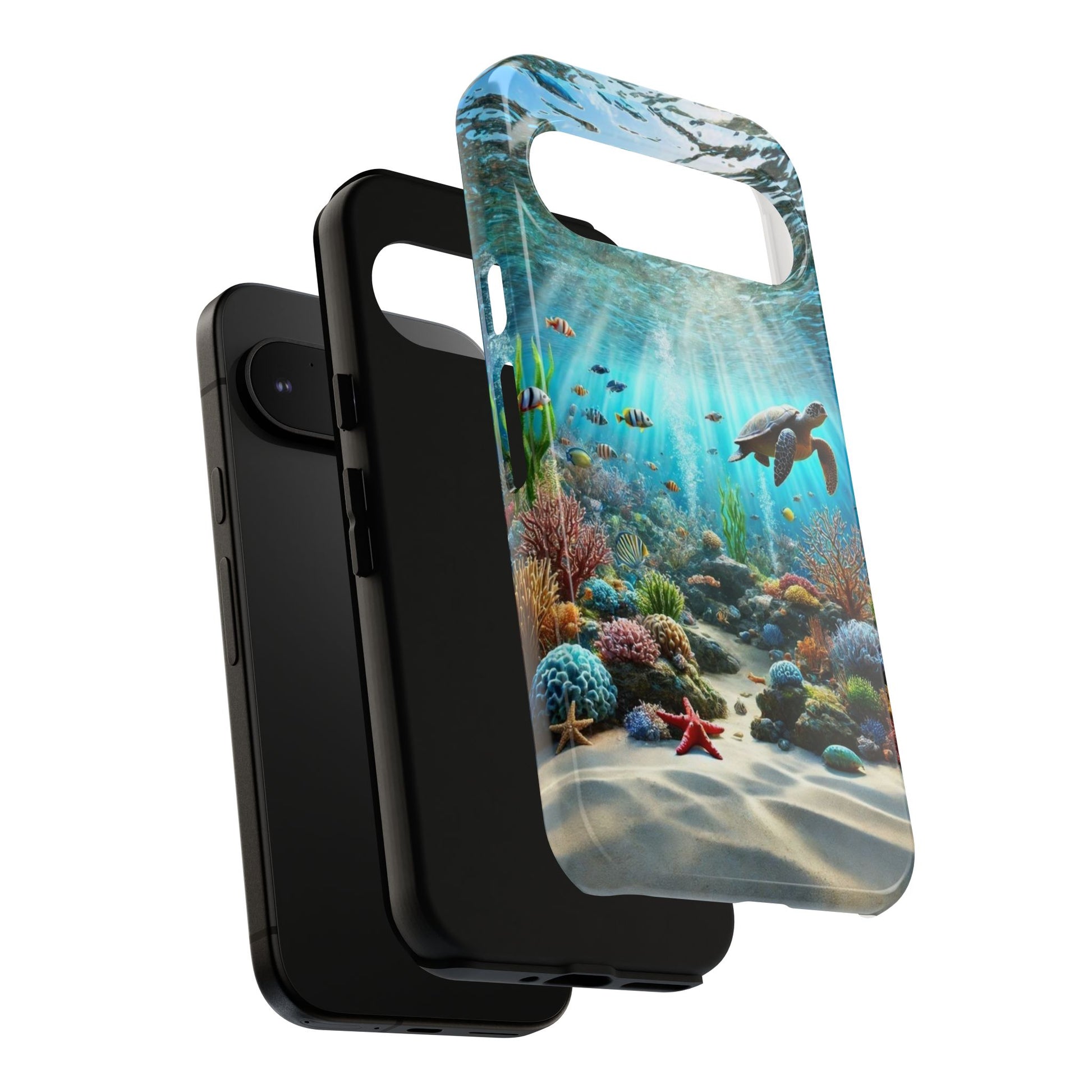 Under Sea Landscape Tough Cases for iPhones, Samsung, and Pixel