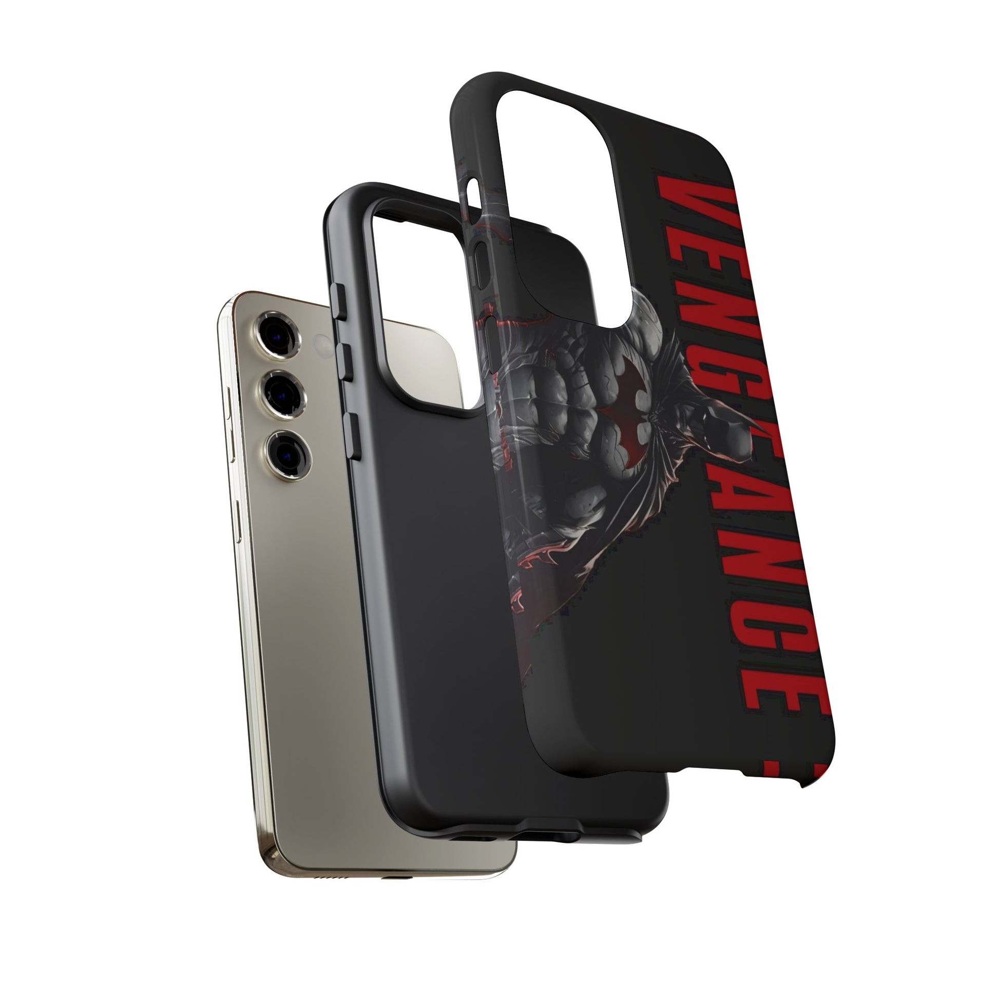 DC Comics Batman Vengence Tough Cases for iPhones, Samsung, and Pixel