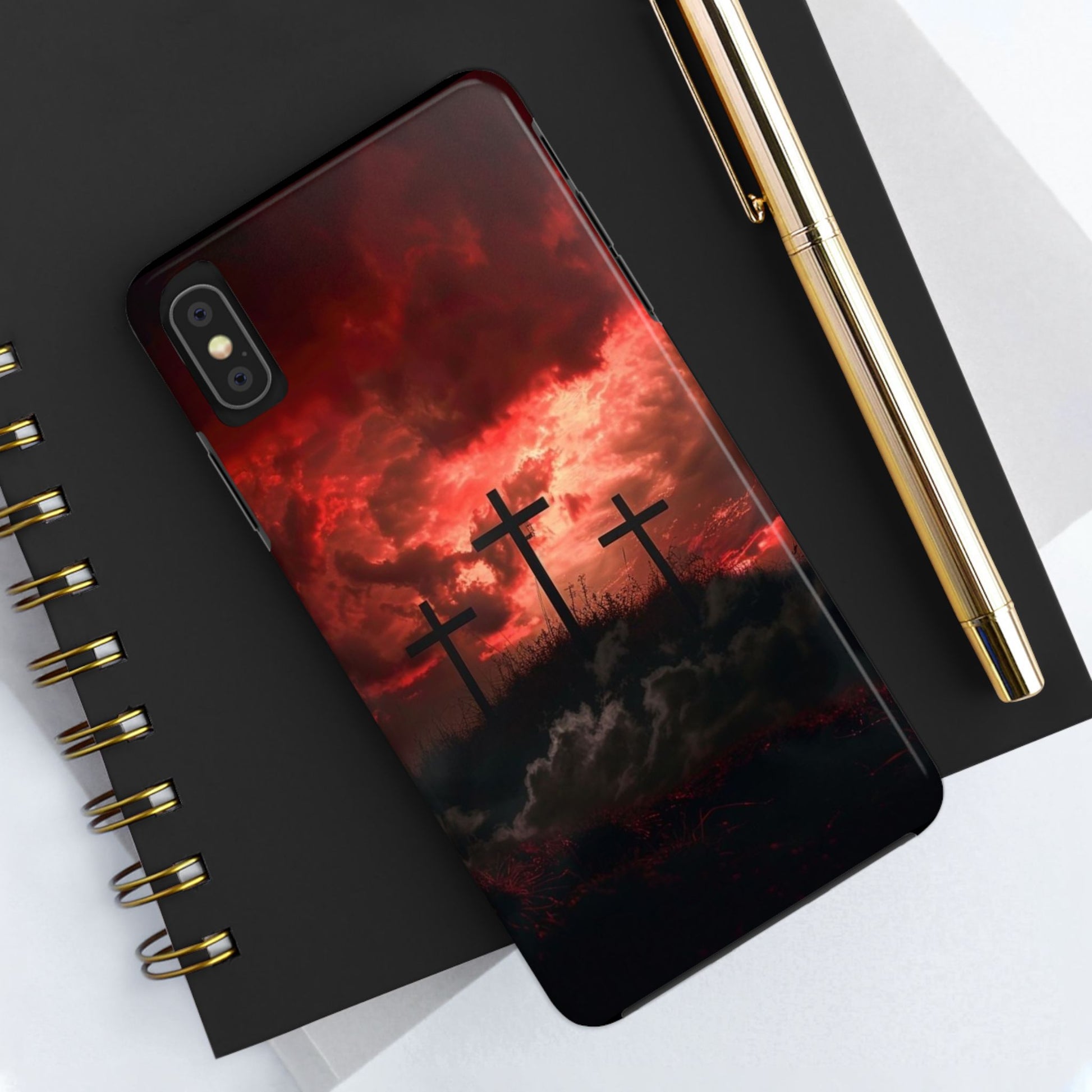 Crosses at Golgotha Christian Cases for iPhones & Samsung Phones