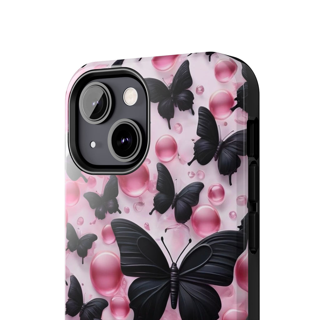 Pearls and Butterflies Theme Phone Cases for iPhones & Samsung Phones