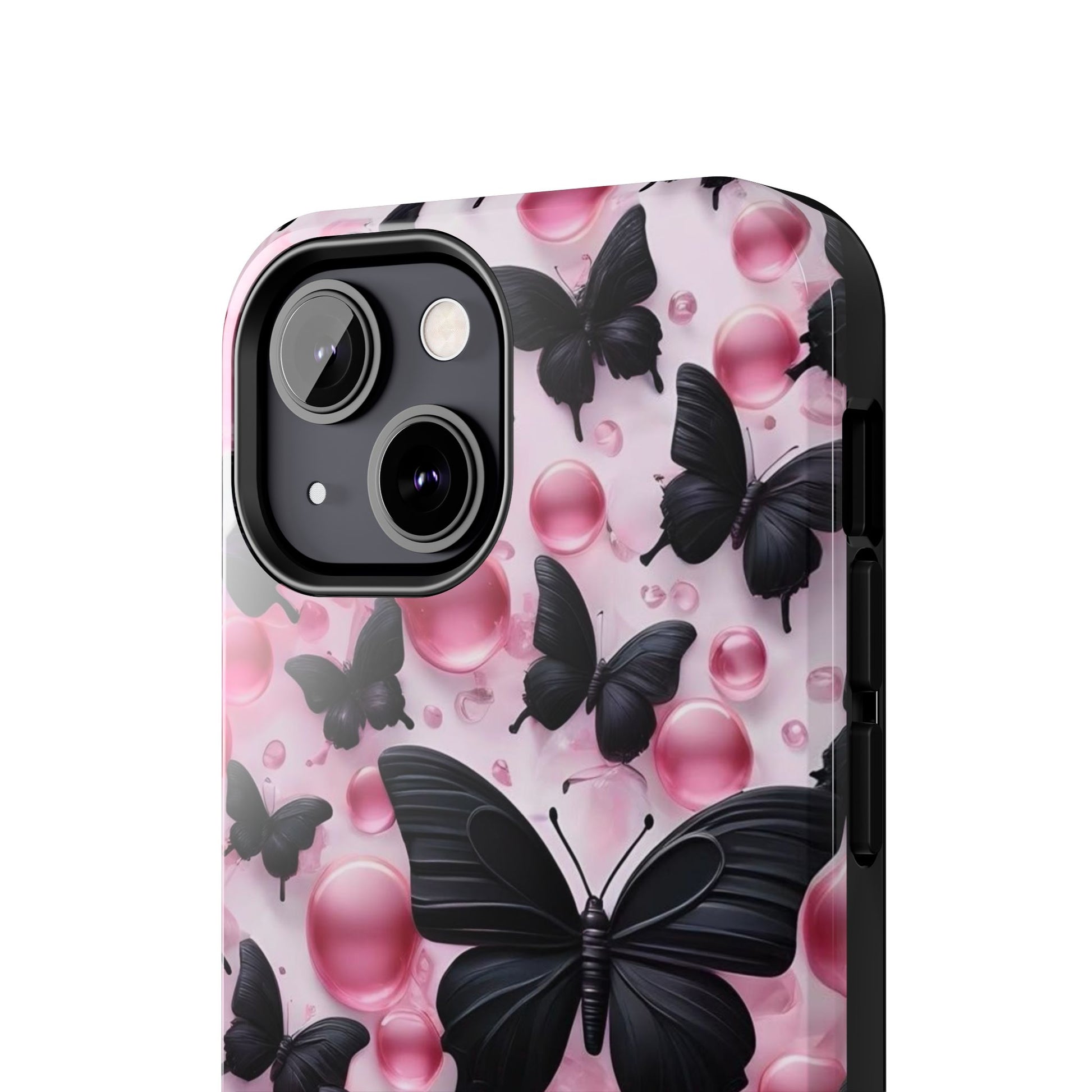 Pearls and Butterflies Theme Phone Cases for iPhones & Samsung Phones