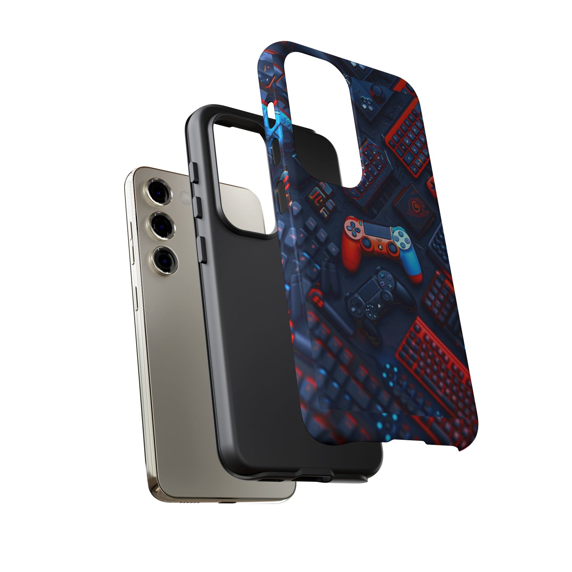 Gamer Themed Controllers Tough Cases for iPhones, Samsung, and Pixel