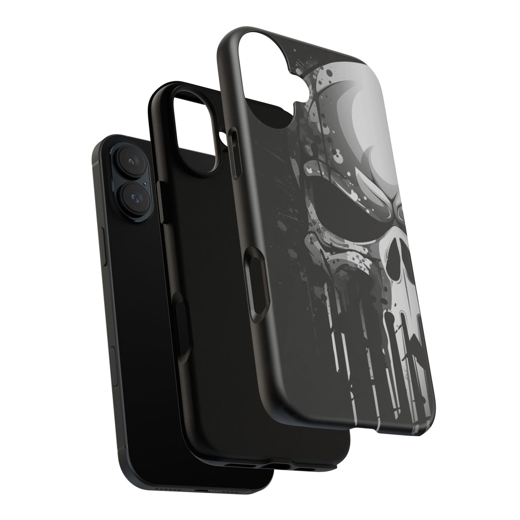 Punisher Skull Tough Cases for iPhones, Samsung, and Pixel