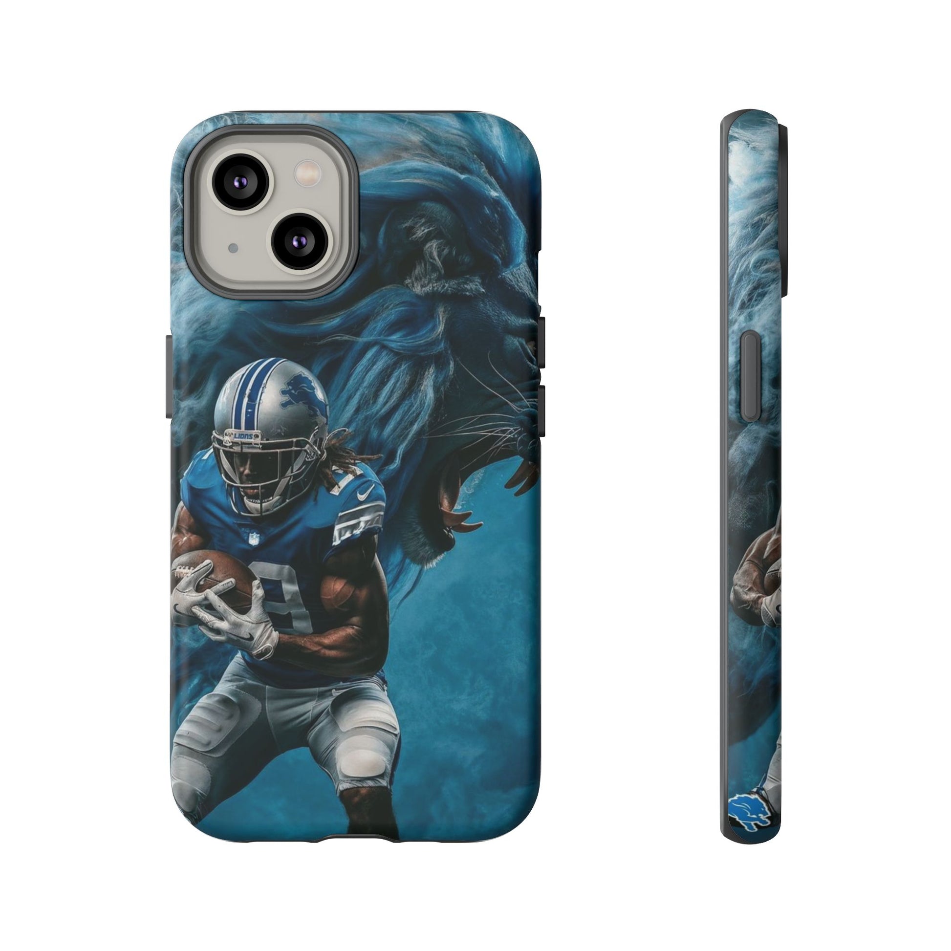 Detroit Lions Player Football Phone Case, Tough Cases for iPhones, Samsung, and Pixel