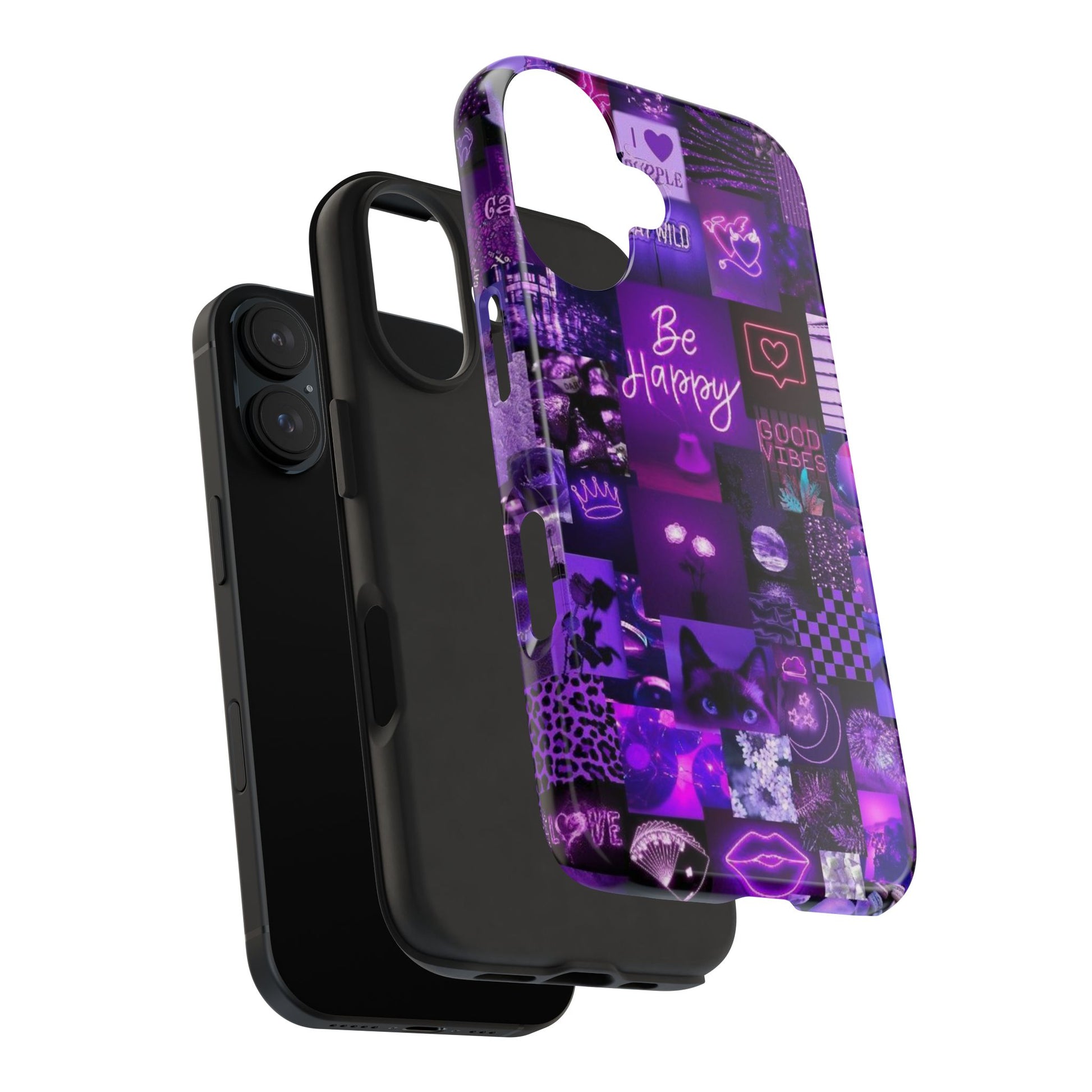 Be Happy Themed Tough Phone Cases for Iphones & Samsung Phones