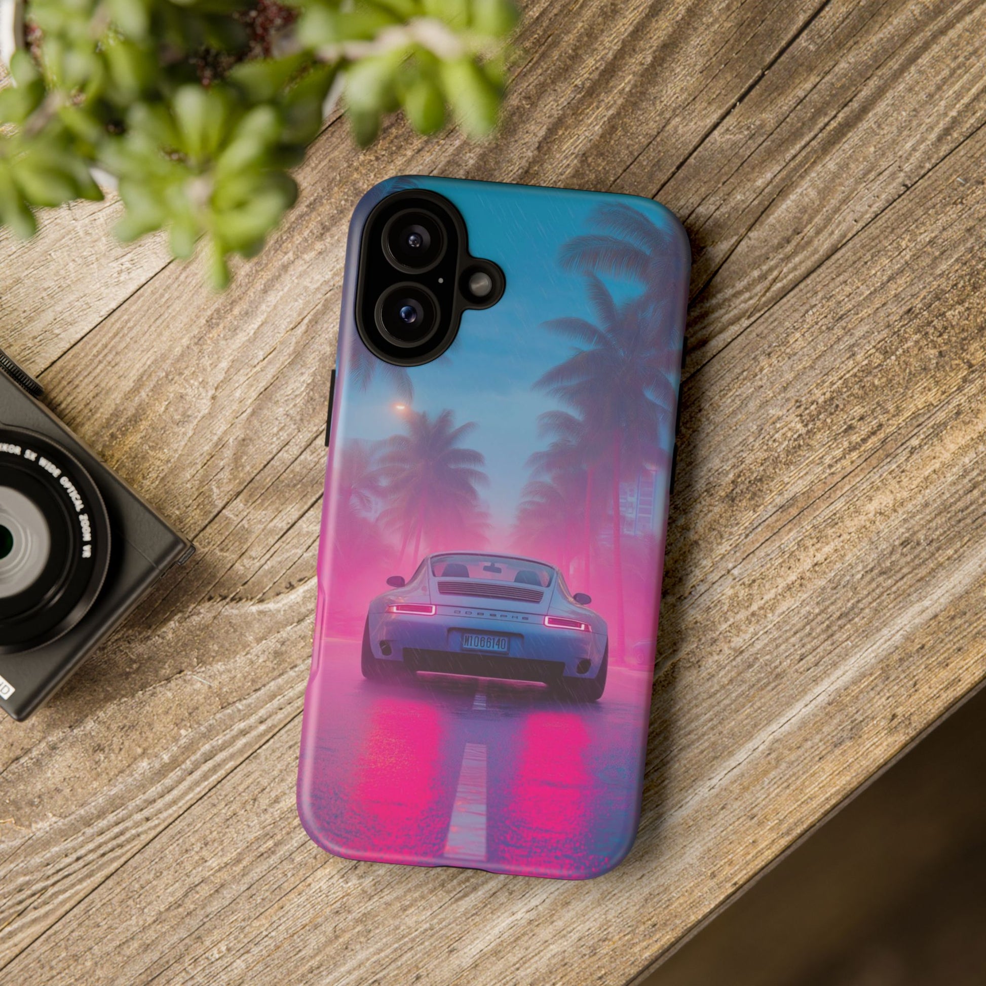 Miami Vice Porsche Phone Case for iPhone, Samsung Galaxy, & Pixel Phones