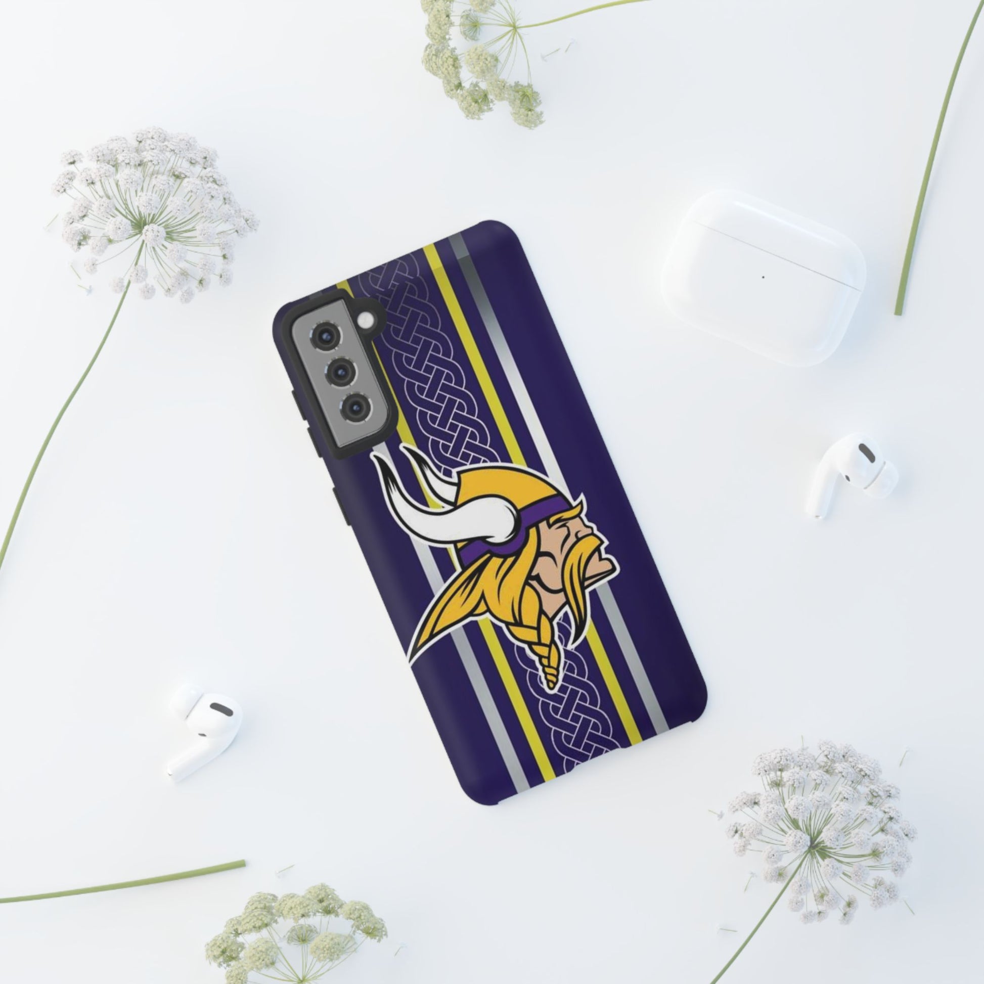 Minnesota Vikings logo Phone Case, Tough Cases for iPhones, Samsung, and Pixel