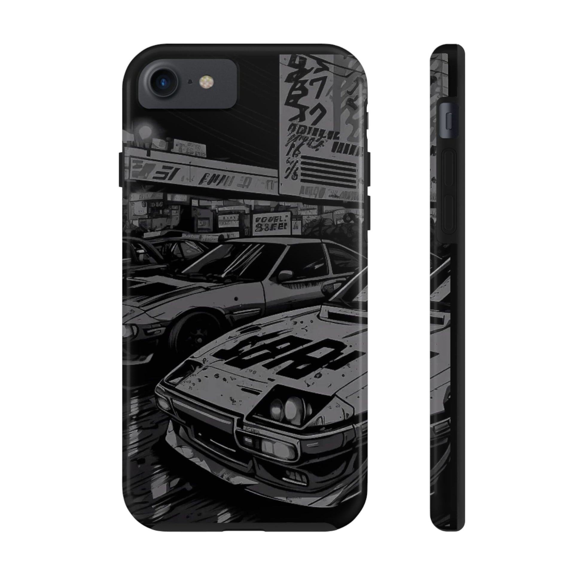 Street Racers Drift Style Tough Phone Cases for Iphones & Samsung Durable