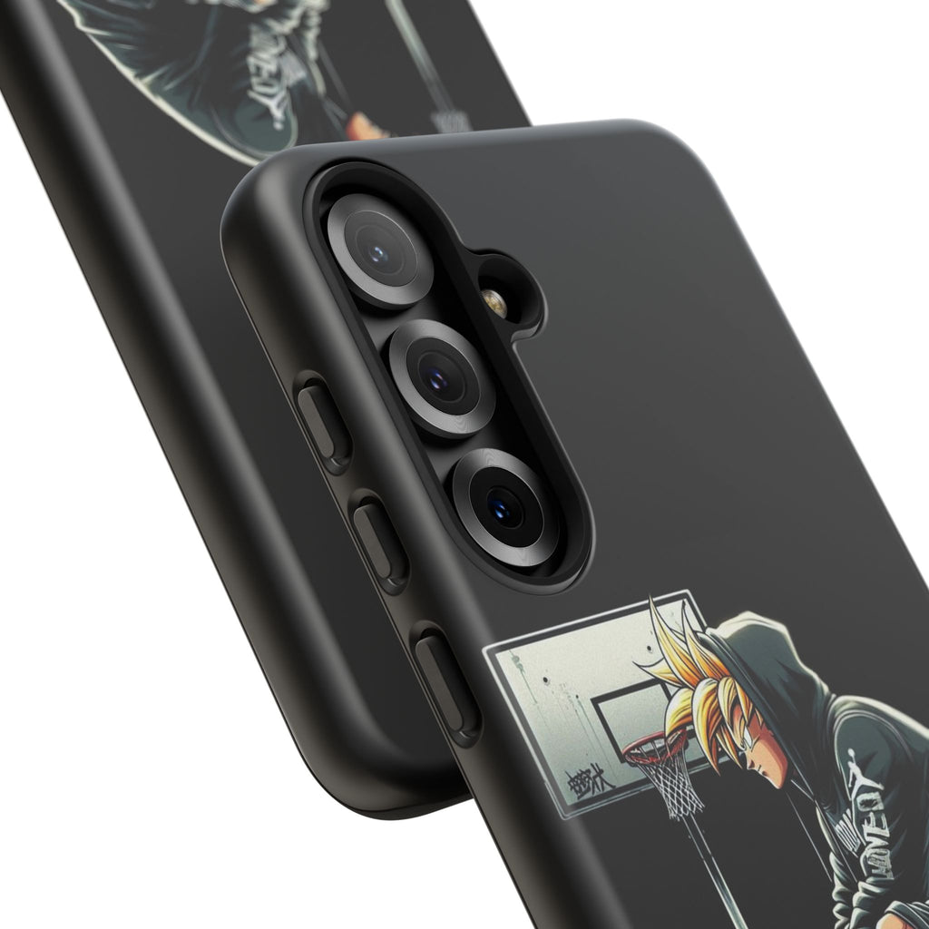 Son Goku Basketball Tough Cases for iPhones, Samsung, and Pixel