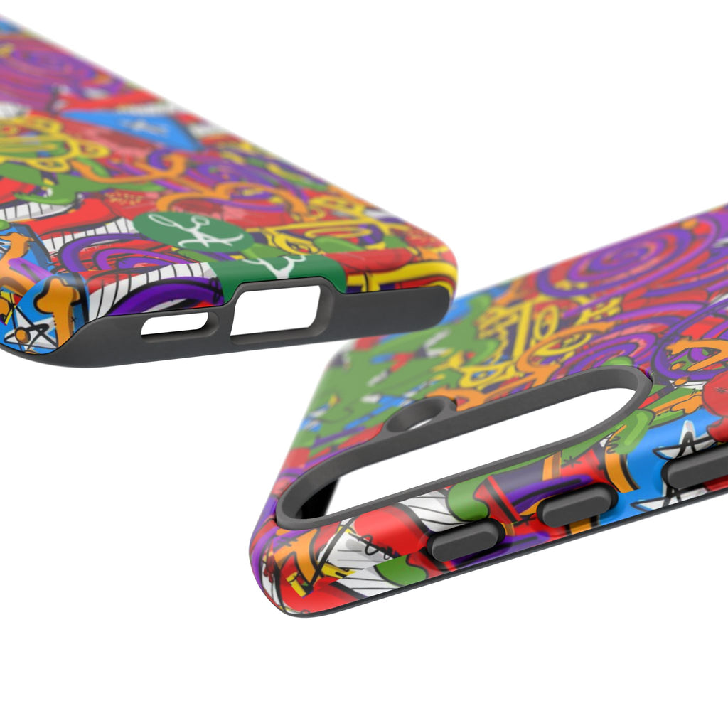 Puerto Rico Taino Tribal Art Tough Cases for iPhones, Samsung, and Pixel