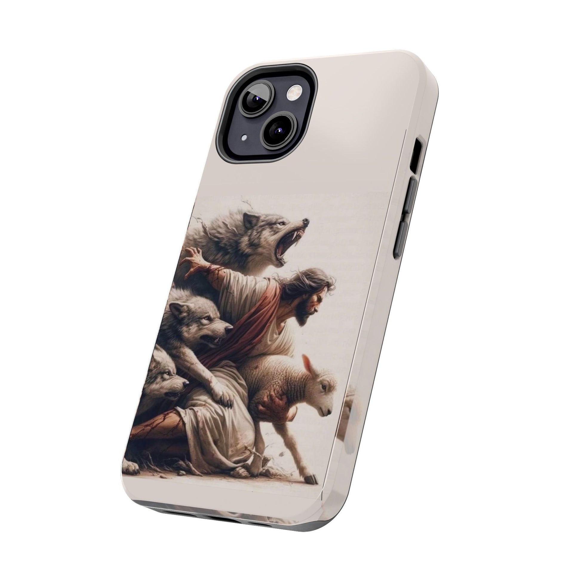 Jesus x Wolves Christian Themed Tough Phone Cases for Iphones & Samsung Phones