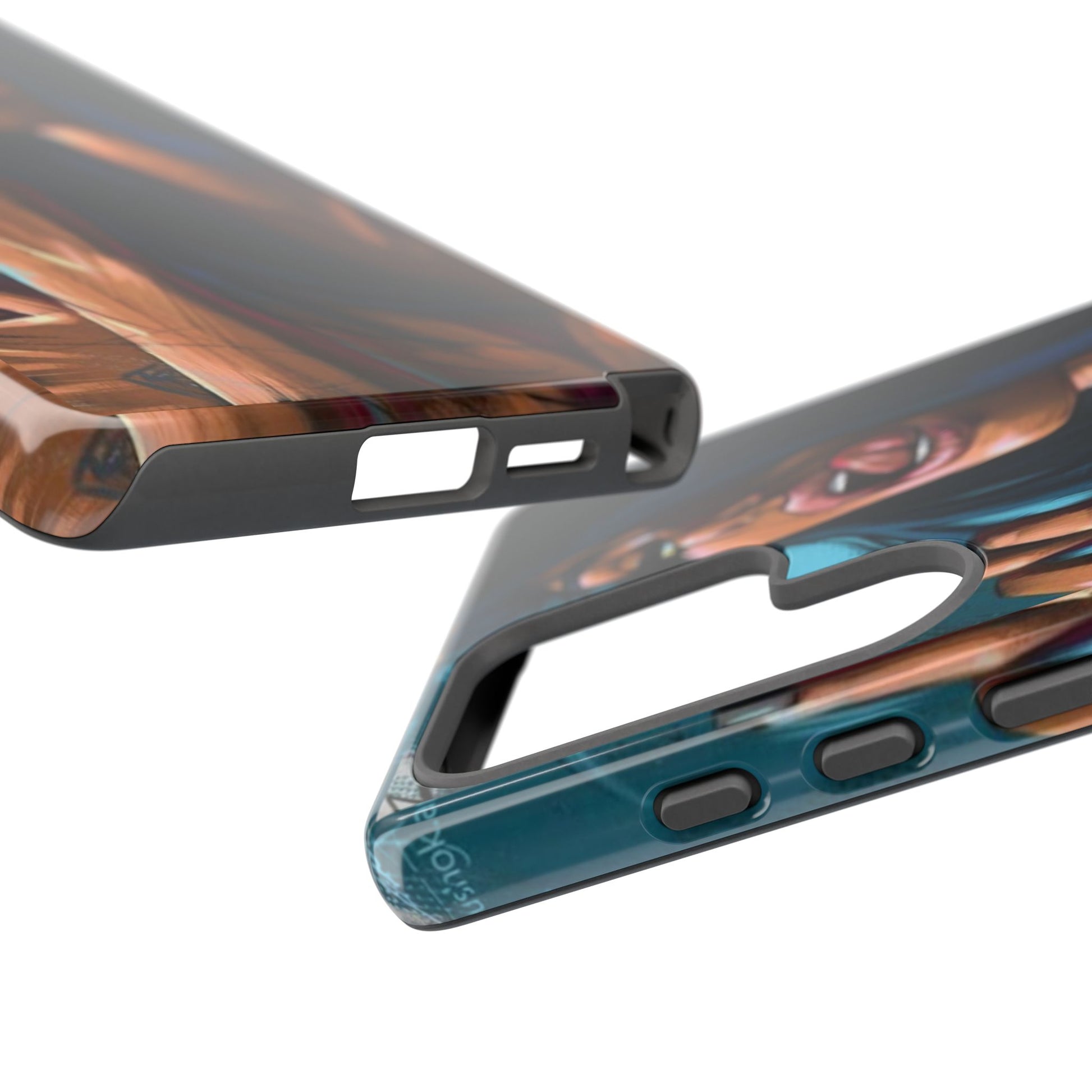 Tough Girl Theme Urban Design Cases for iPhones, Samsung, and Pixel