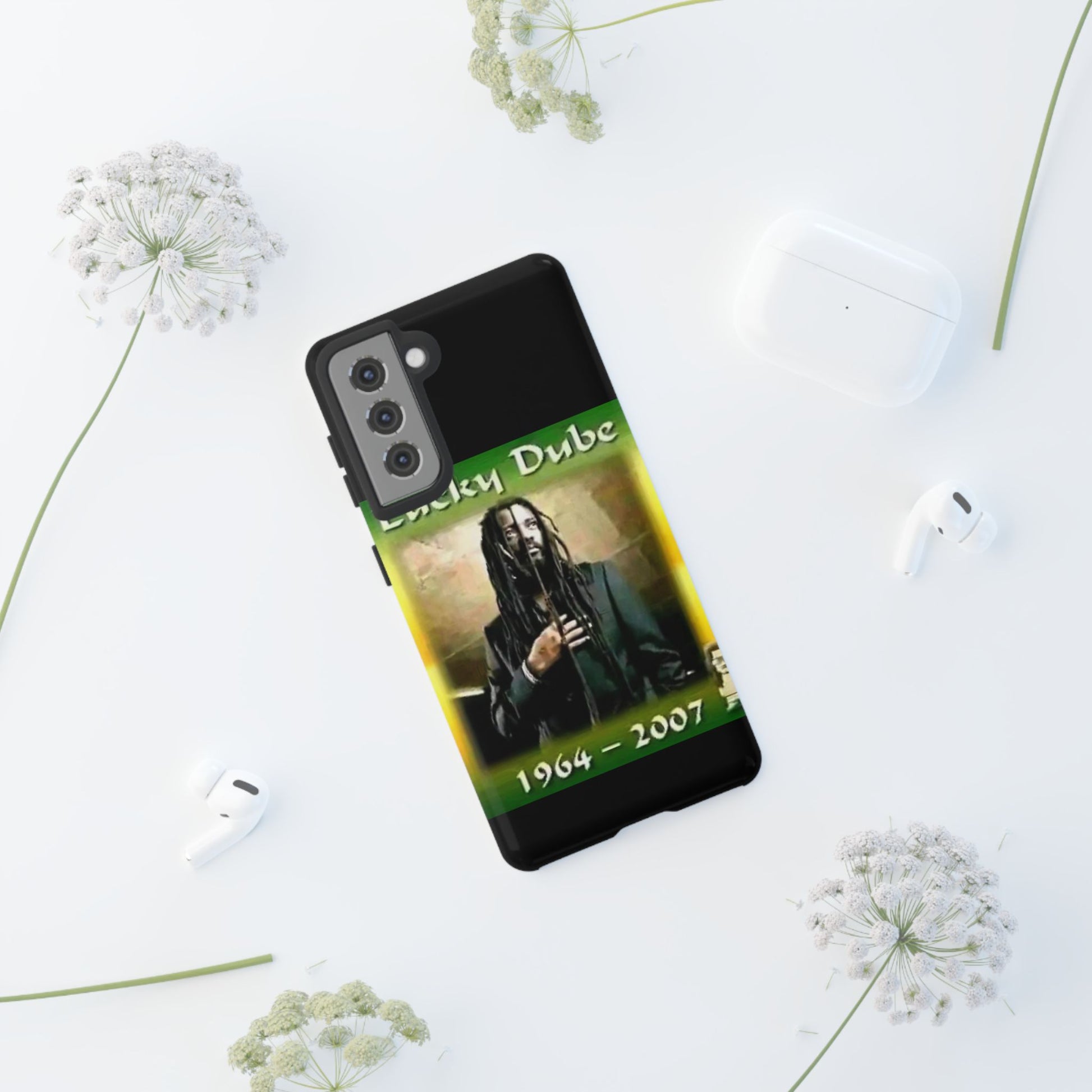 Lucky Dube Tough Cases for iPhones, Samsung, and Pixel