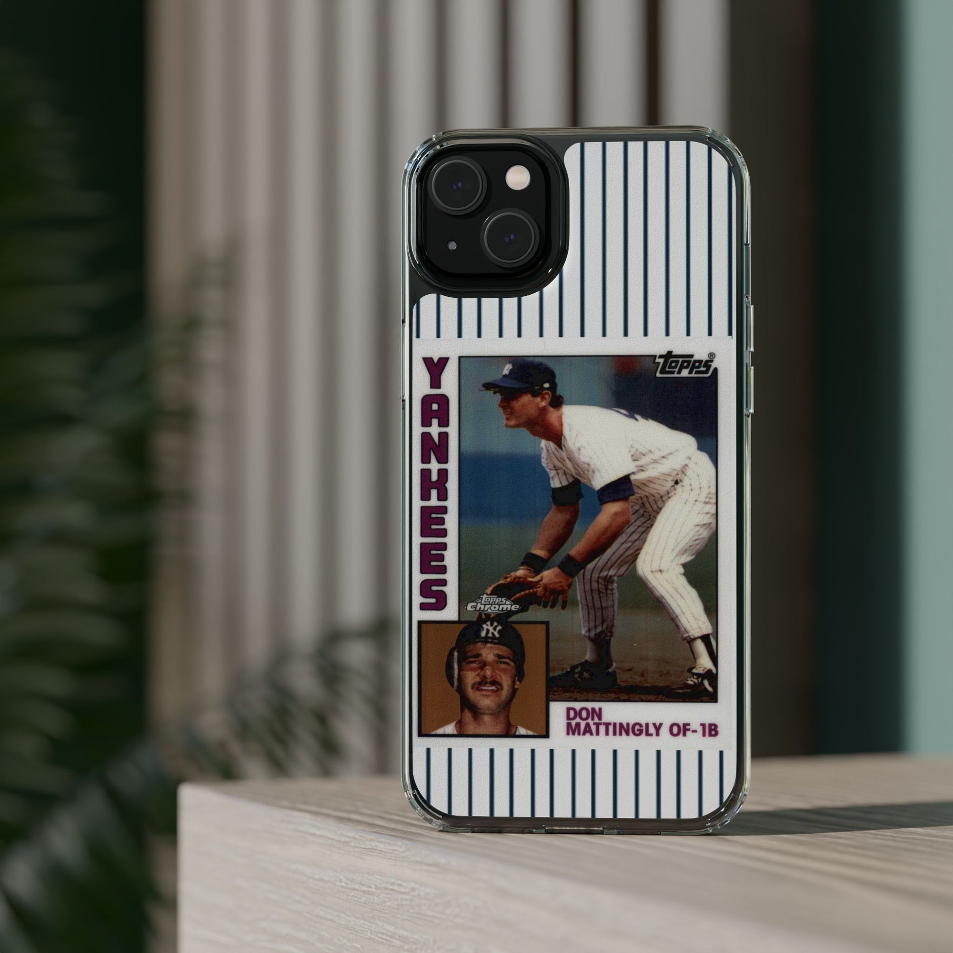 Mattingly Rookie Card Baseball inspired Protective Iphone and Samsung case