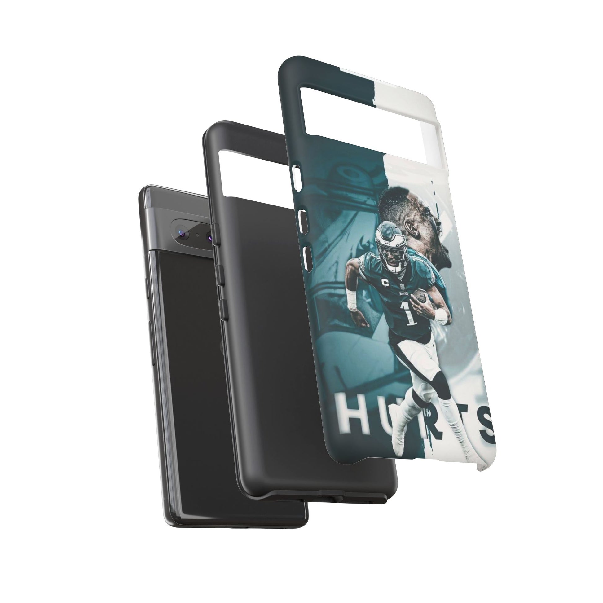 Jalen Hurts Eagles Football Tough Cases for iPhones, Samsung, and Pixel