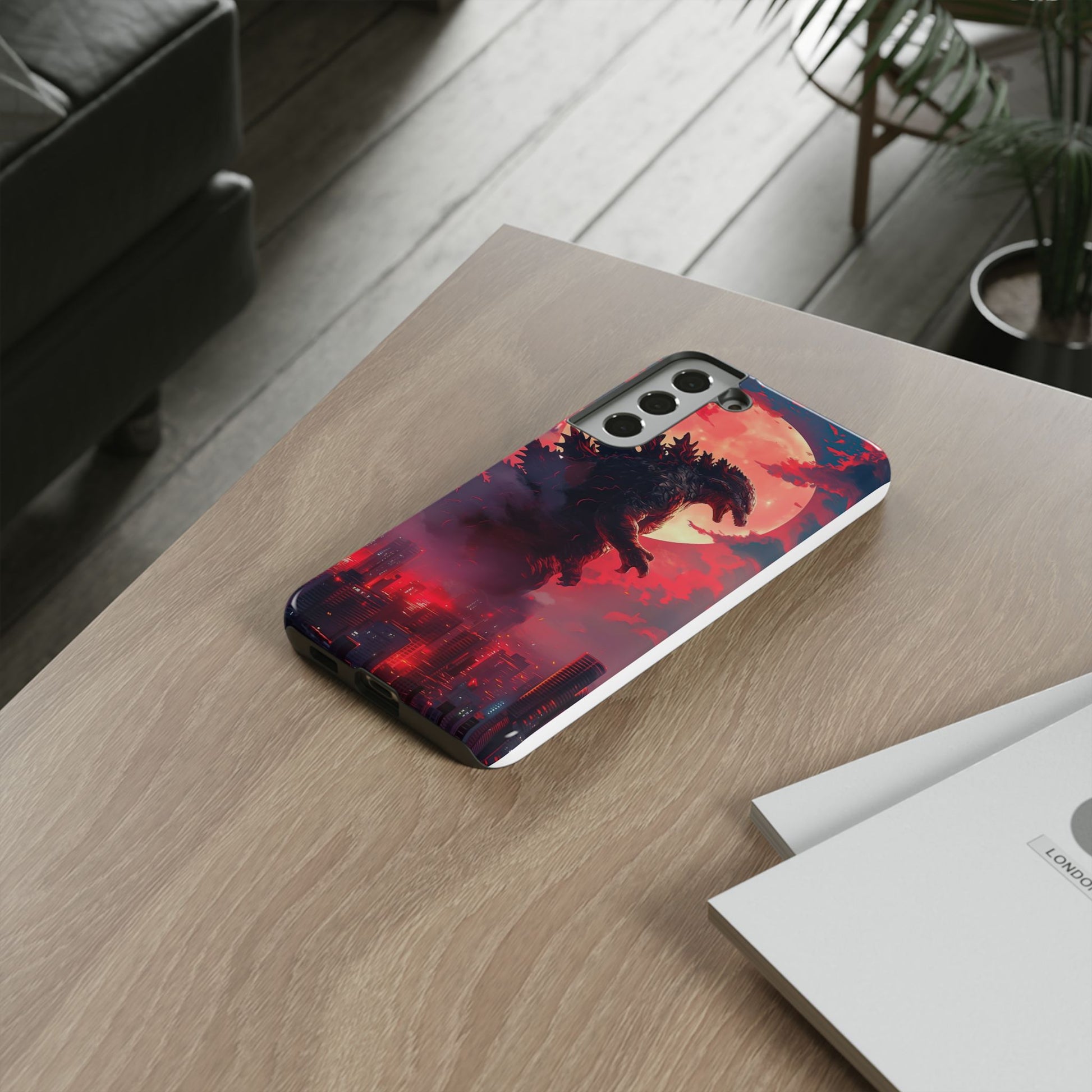 King of Monsters Godzilla Tough Phone Cases for iPhones, Samsung, and Pixel