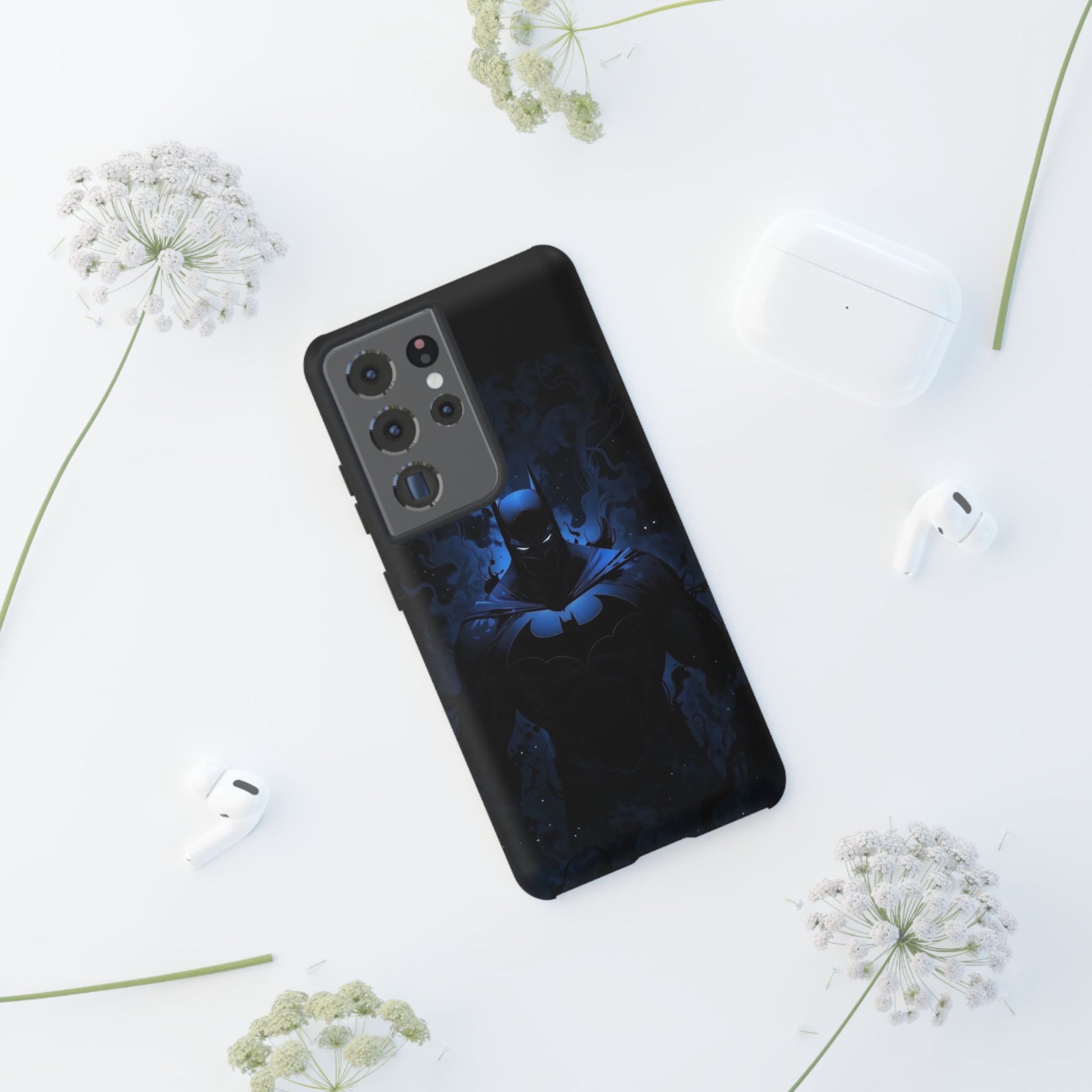 Dark Knight Batman Tough Cases for iPhones, Samsung, and Pixel